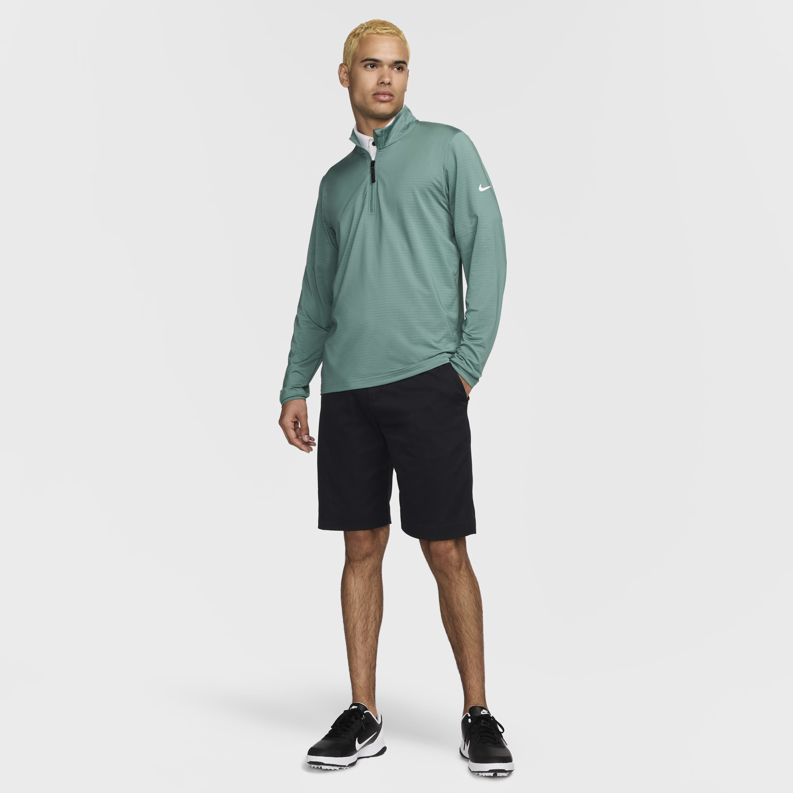 NIKE GOLF ナイキゴルフ ナイロンプルオーバー ピステ 濃紺