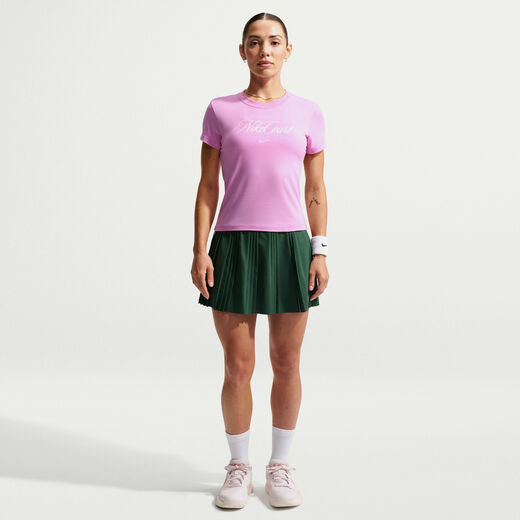 Tennis Tops & T-Shirts-Nike, NikeCourt Heritage, Women's Short-Sleeve Tennis T-Shirt