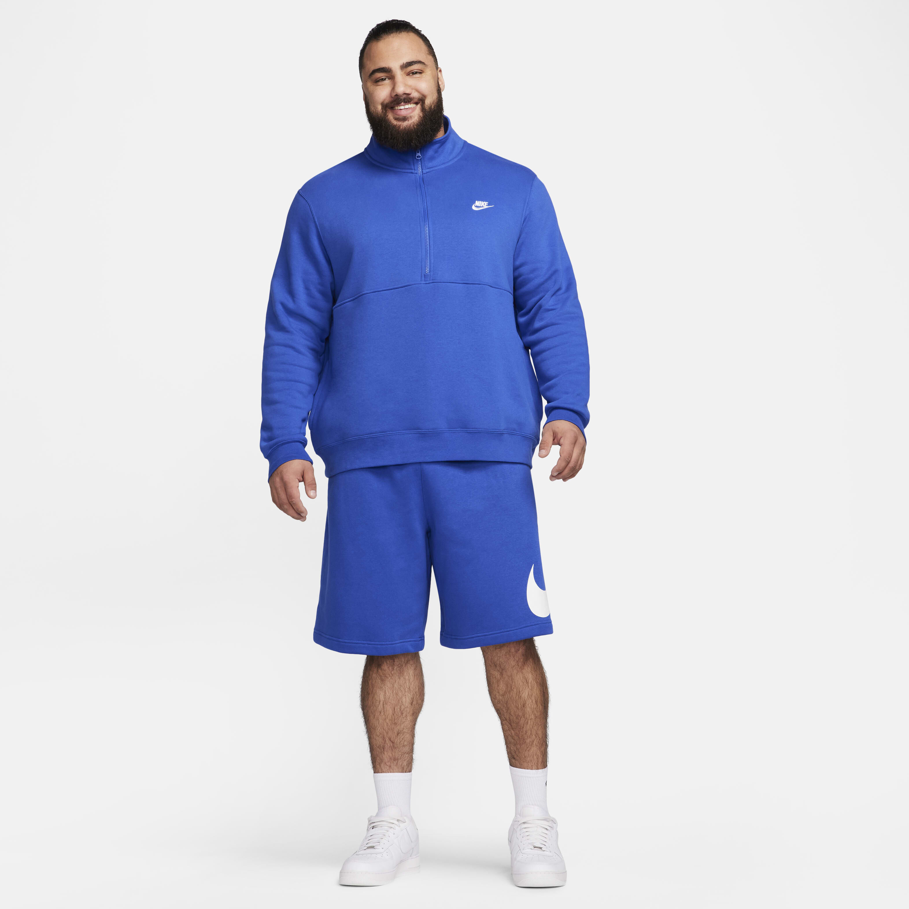 想像を超えての Nike Buy Sportswear 1/2-Zip Brushed-Back Men's Club トップス