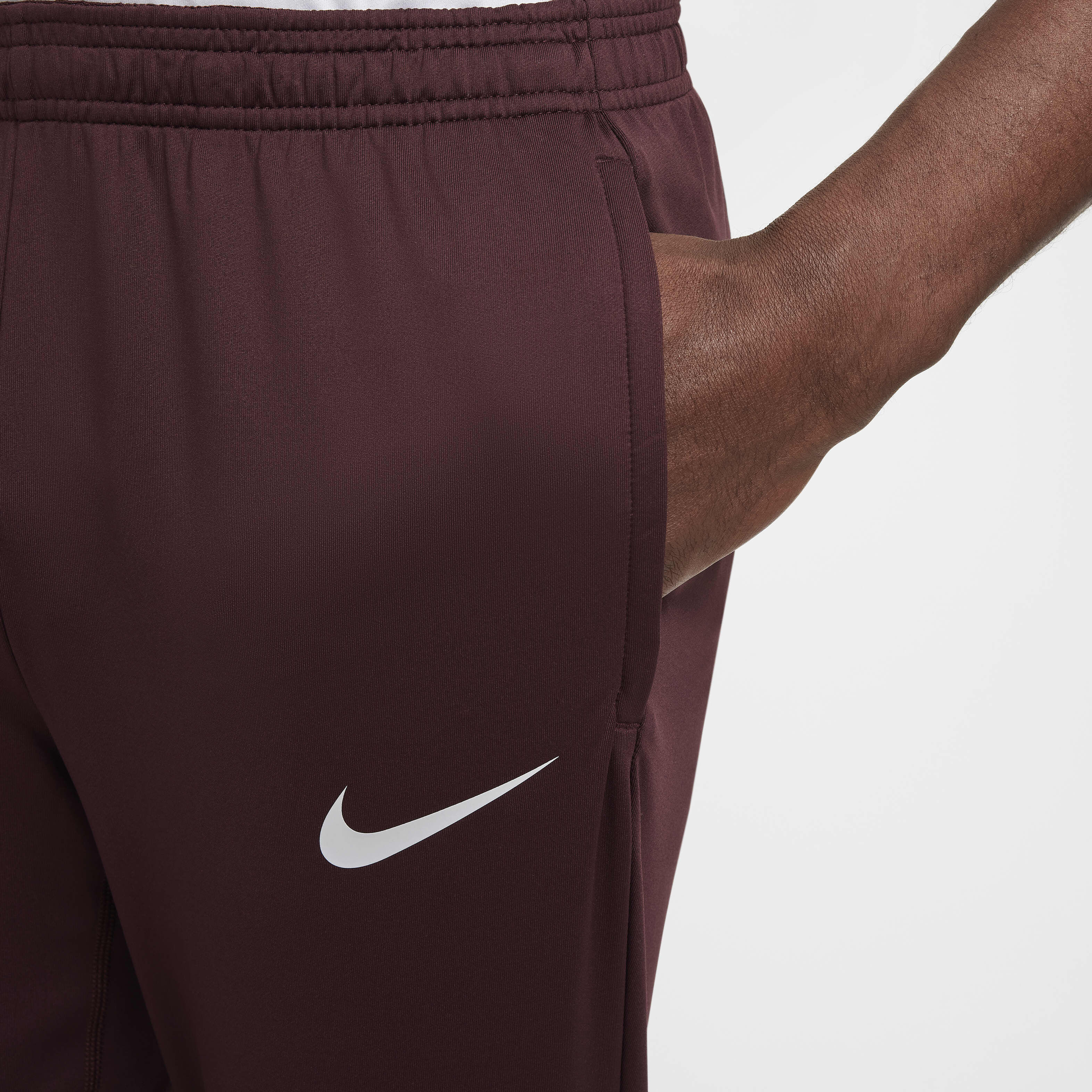 Burgundy nike pants top