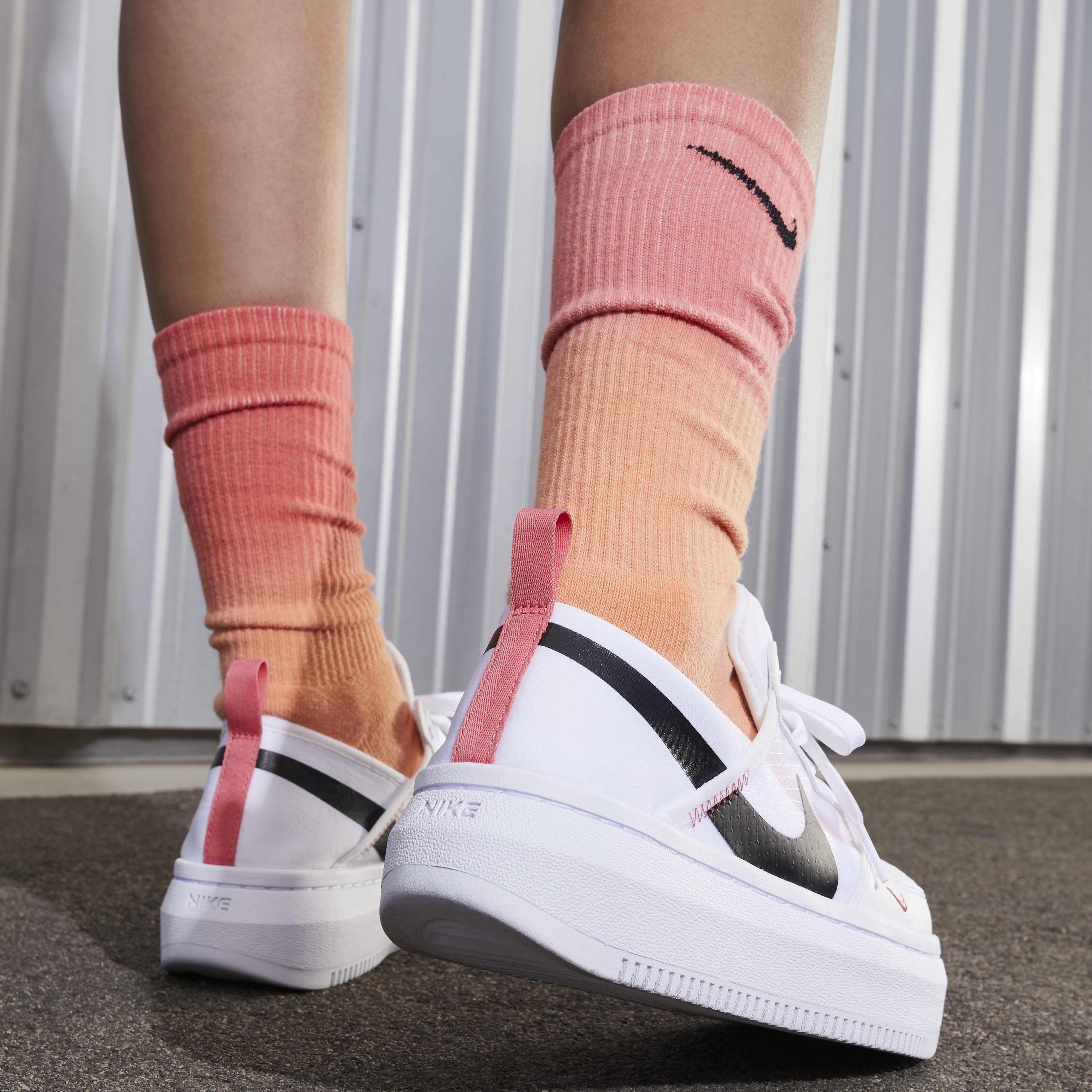 Buy Nike Court Vision Alta Women's Shoes - White/Black/Sea