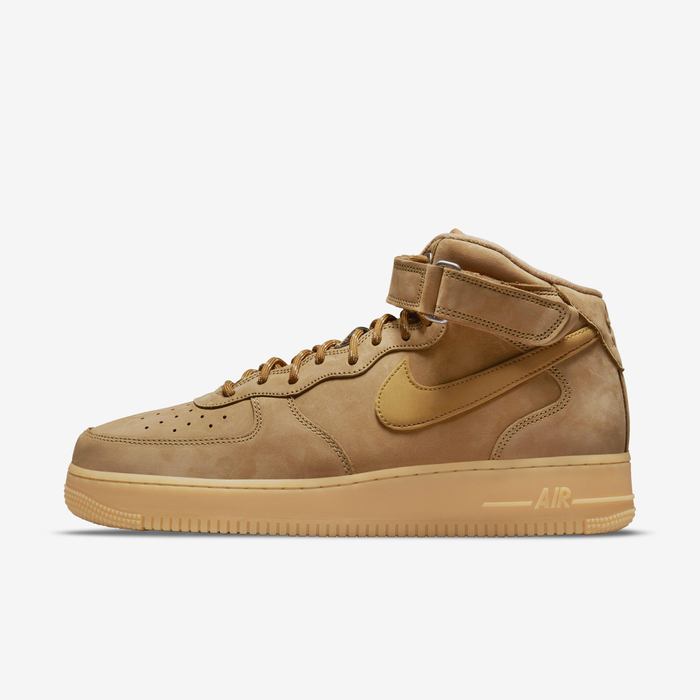 Buy Nike Air Force Mid '07 Men's Shoes Flax/Gum Light Brown