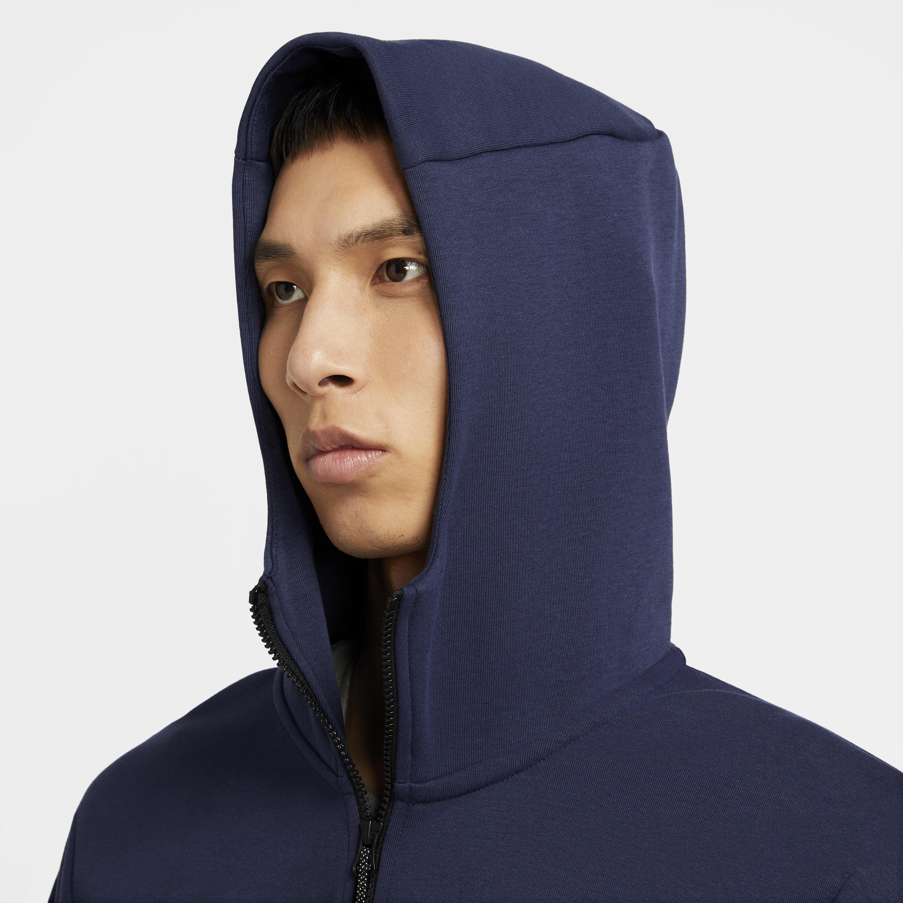 Nike tech fleece hoodie navy online