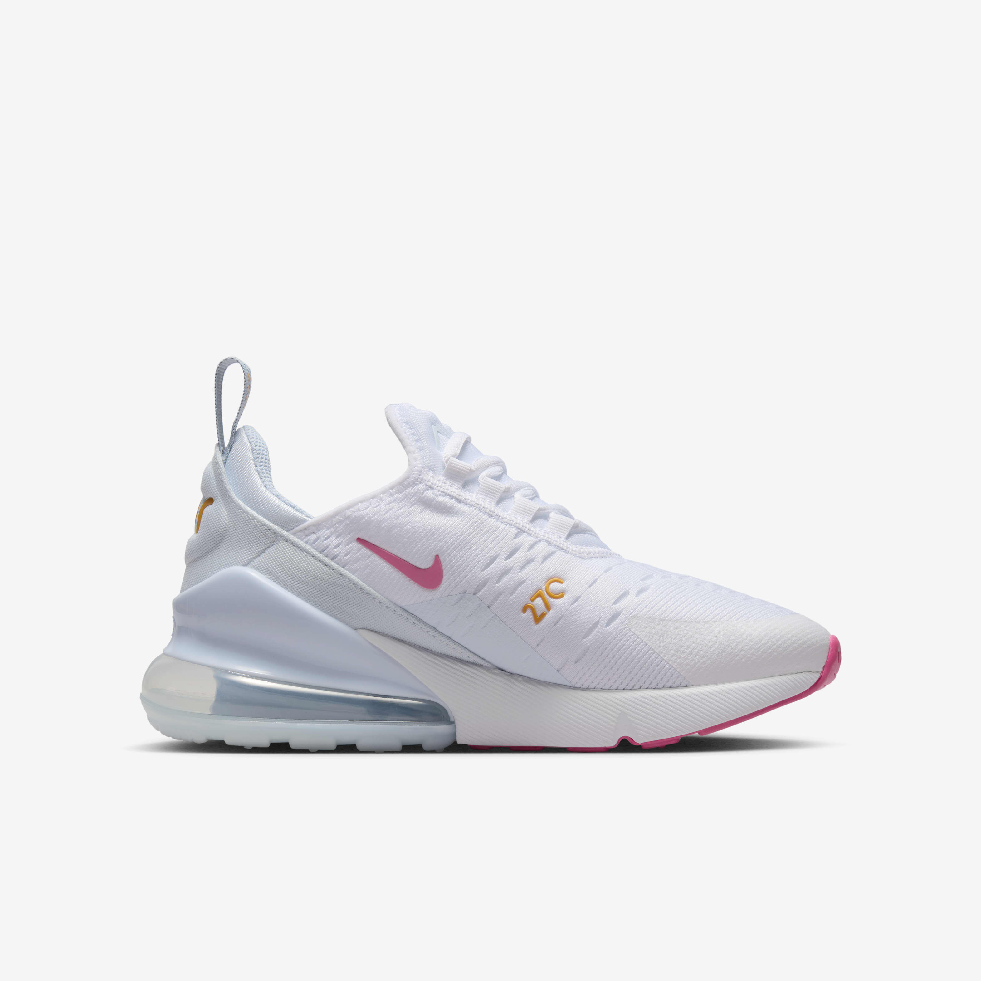 Buy Nike Air Max 270 Older Kids Shoes White Blue Tint Light Armoury Blue Pinksicle Nike Saudi Official