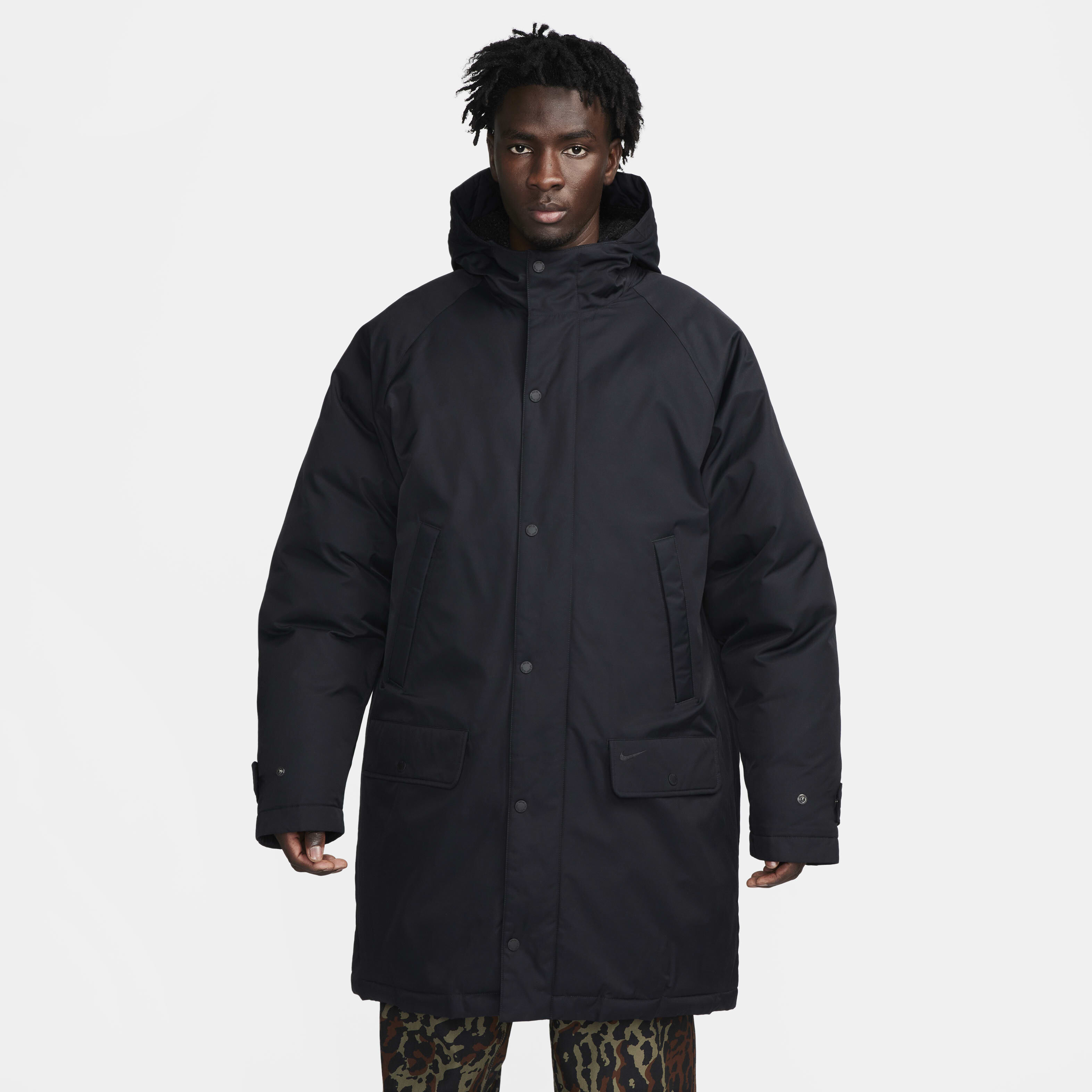 Buy Nike Life Men's Insulated Parka - Black/Black | Nike