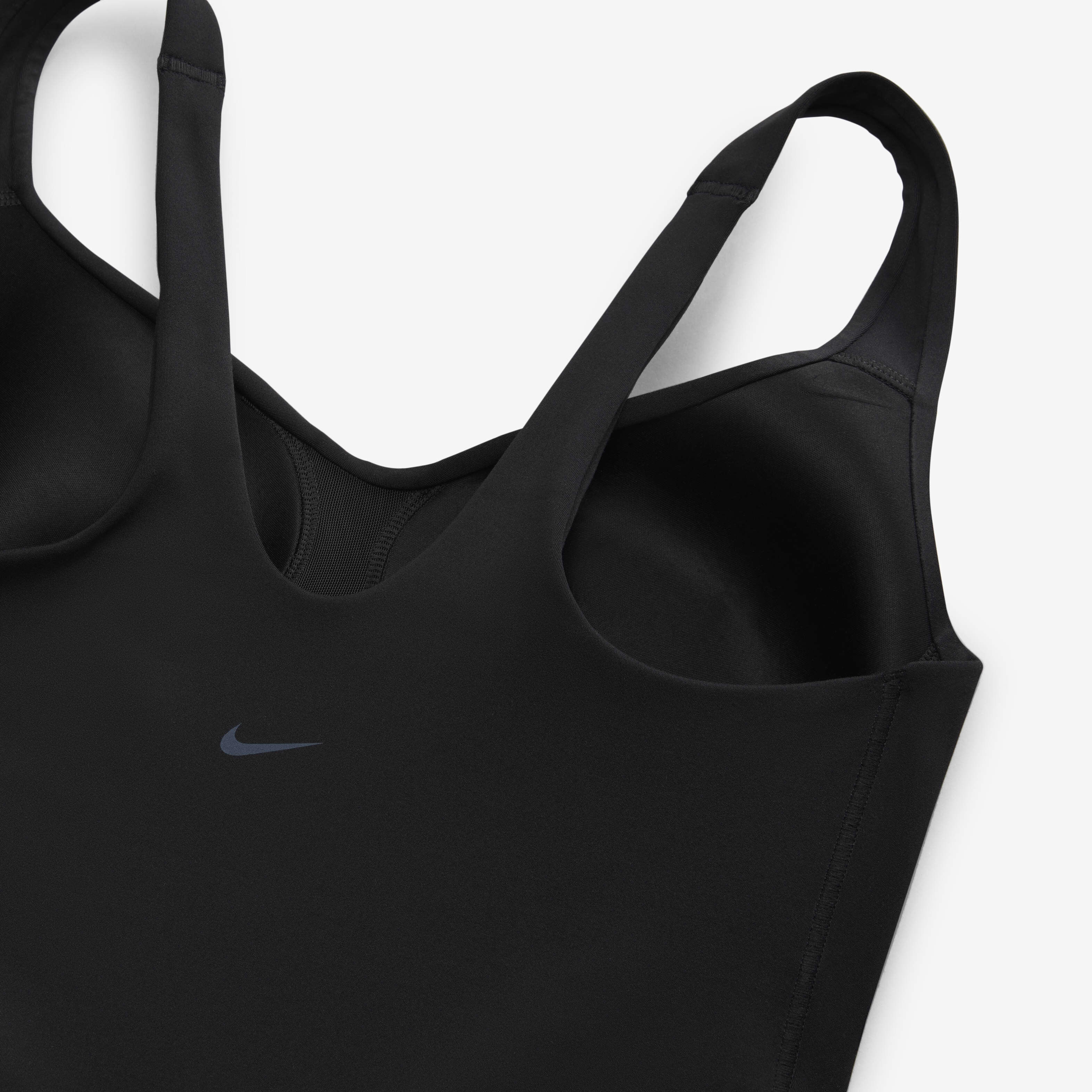 Buy Nike Alate Women s Medium Support Padded Sports Bra Tank Top Black Cool Grey Nike Saudi Official