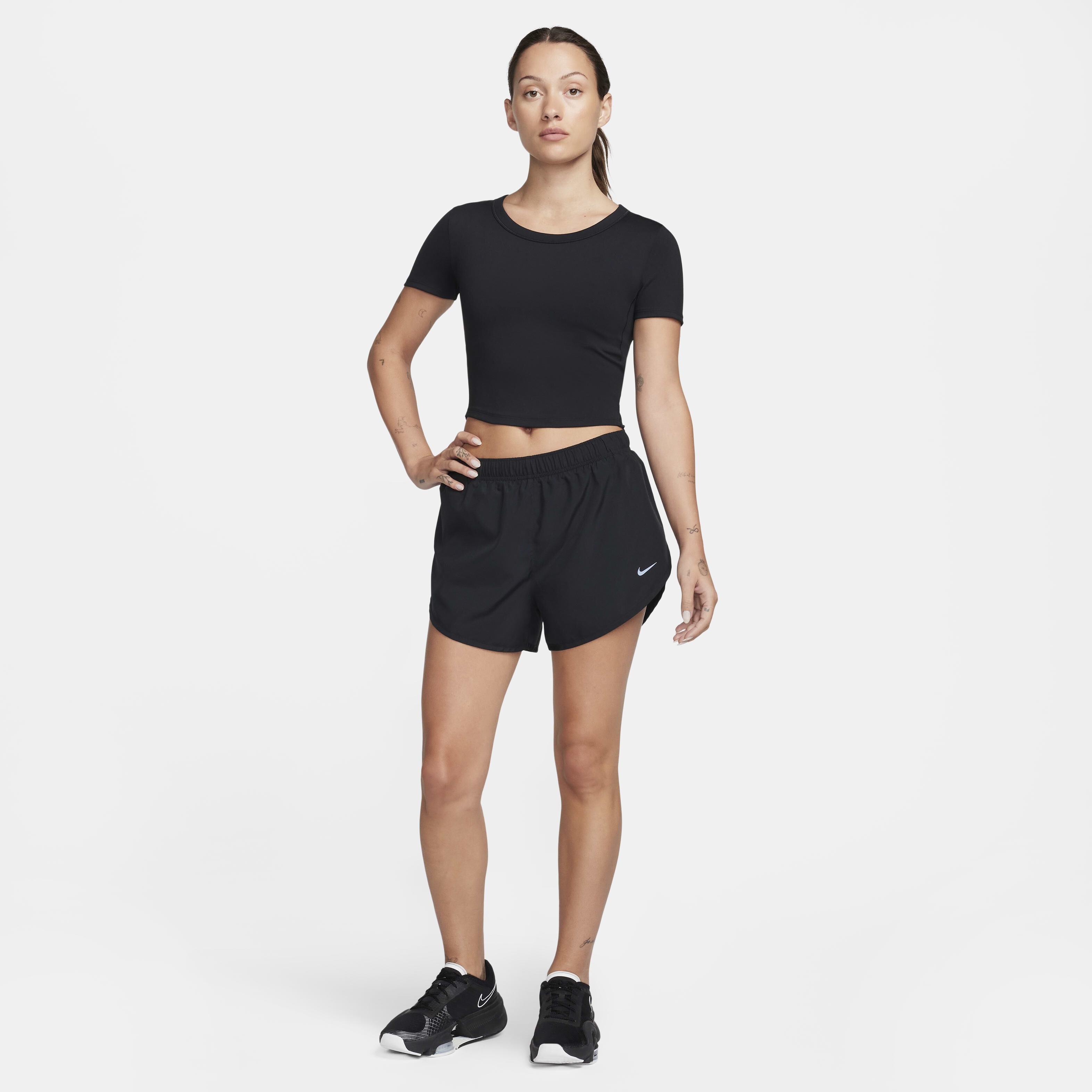 Buy Nike One Fitted Women's Dri-FIT Short-Sleeve Cropped Top