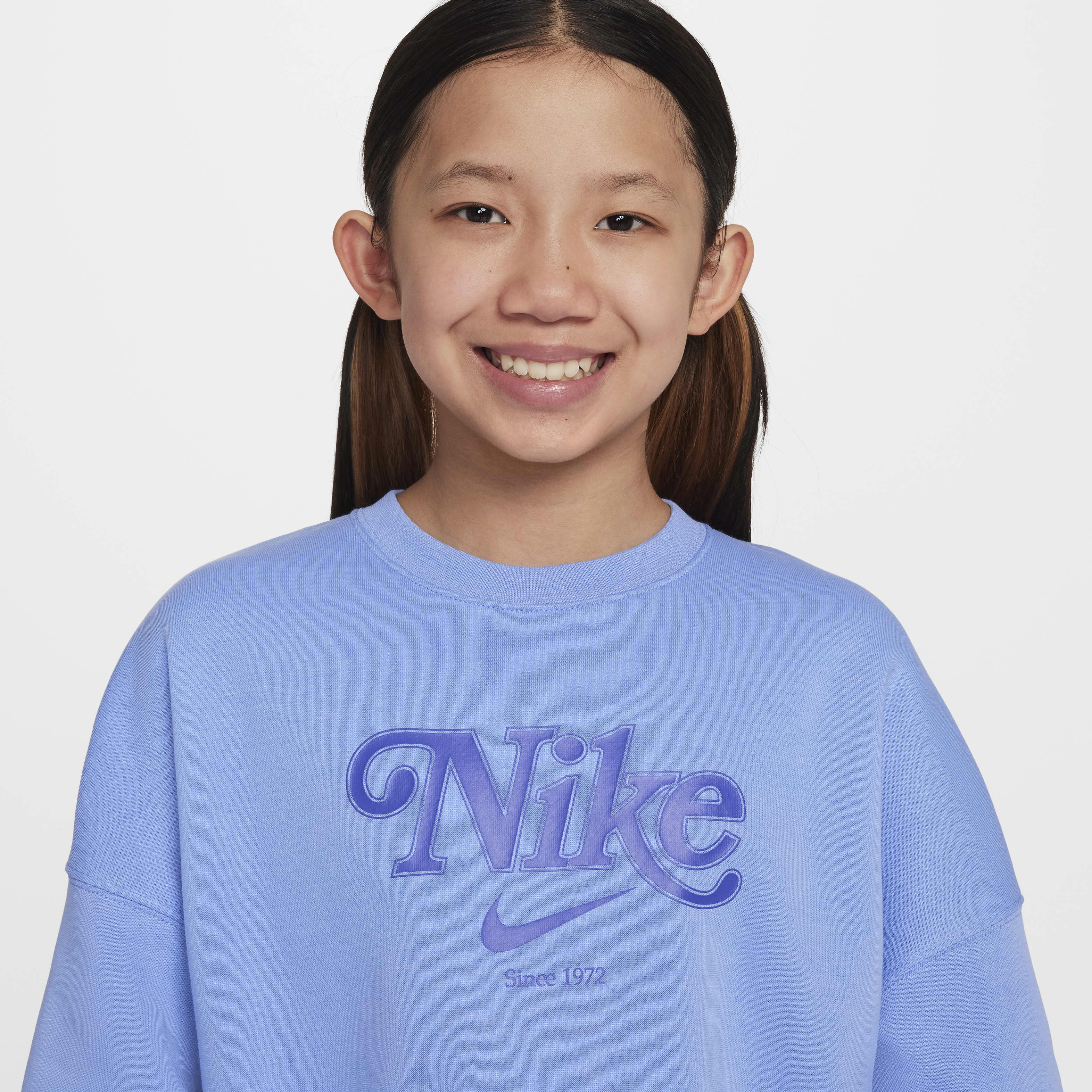Buy Nike Sportswear Girls Cropped Fleece Sweatshirt Nike Saudi Official