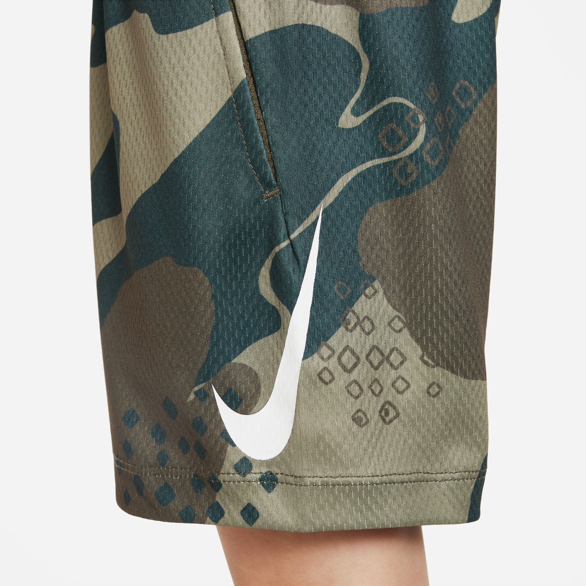 Nike blue shop camo shorts