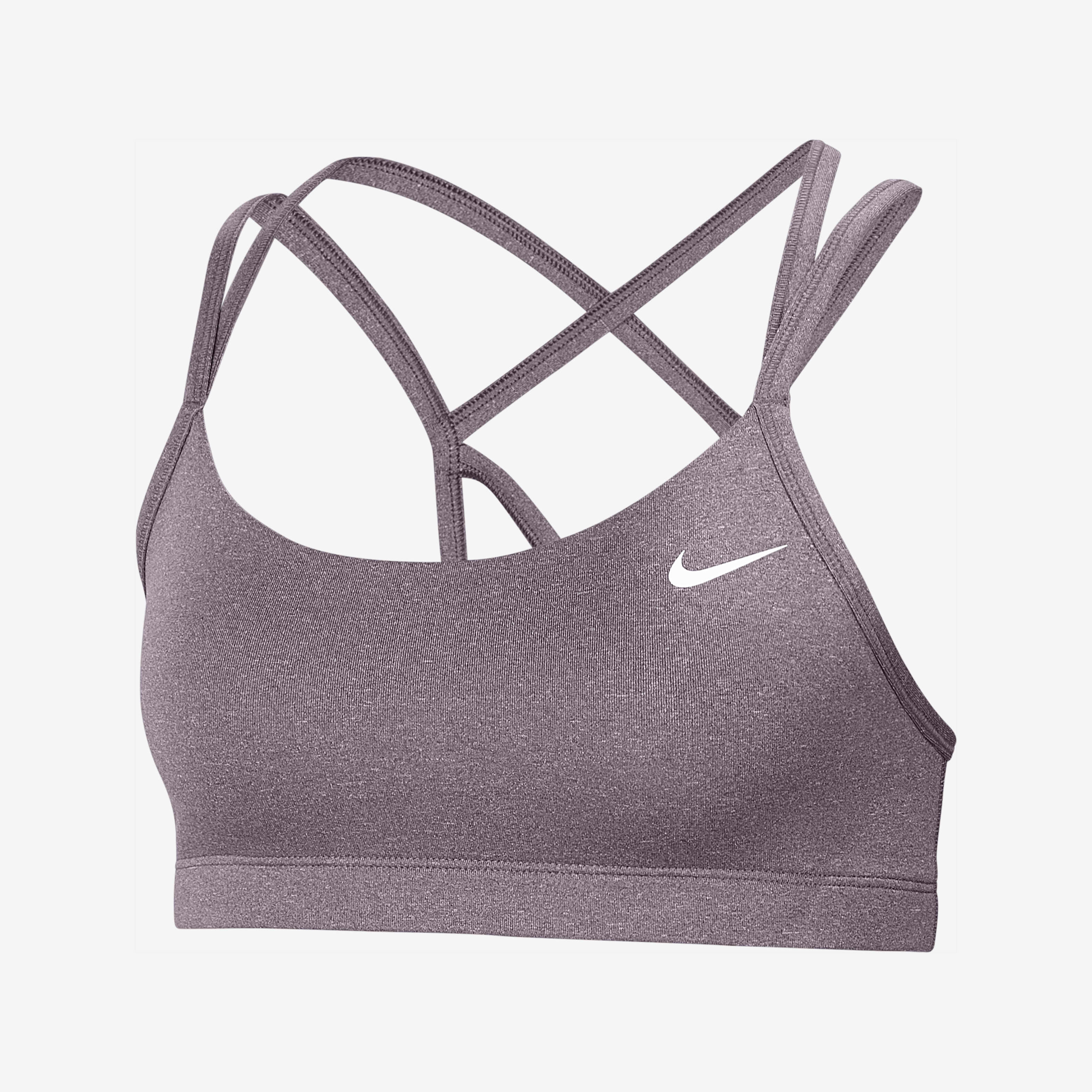 Buy Nike Favourites Women s Light Support Padded Sports Bra Purple Smoke White Nike Saudi Official
