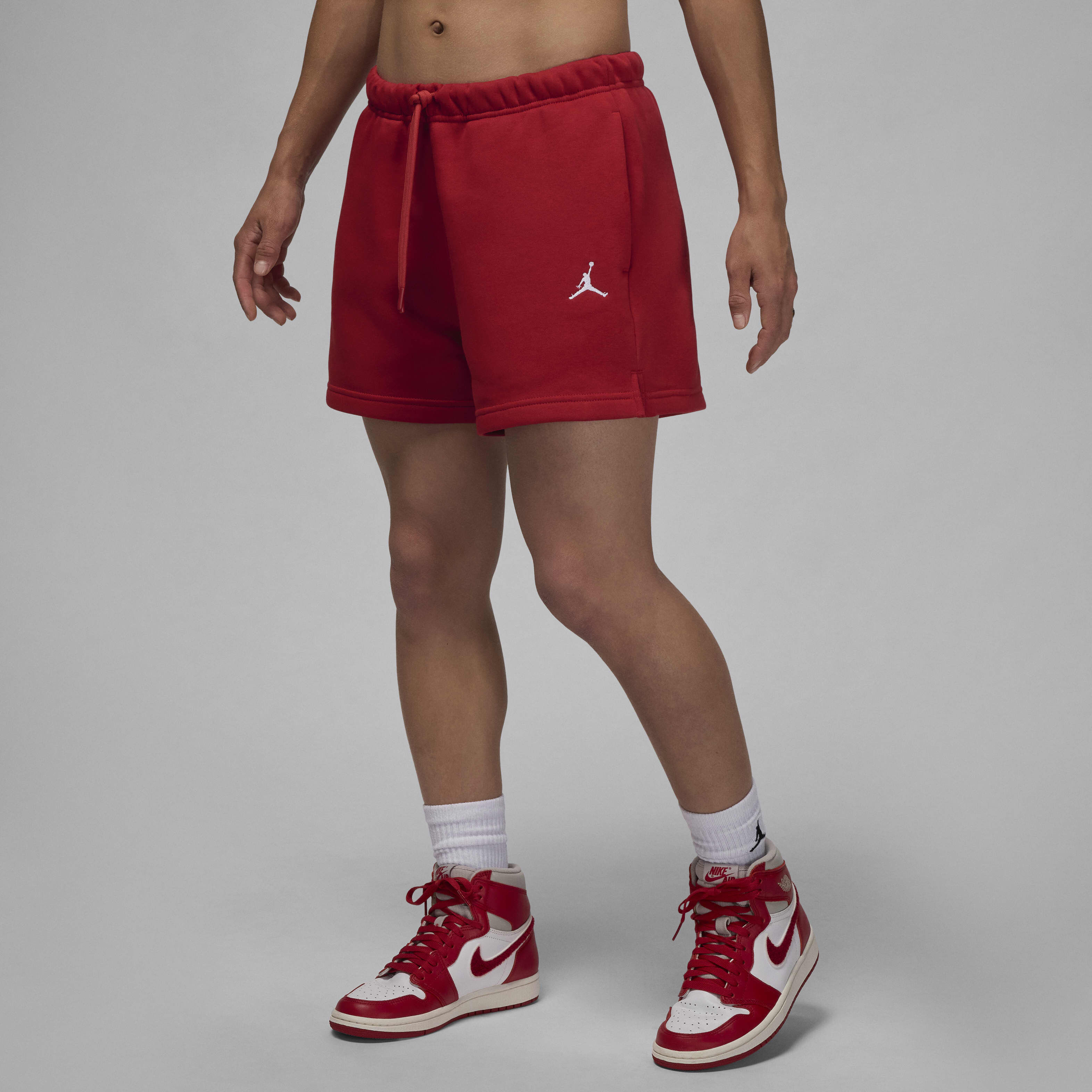 ★NIKE★W JORDAN BROOKLYN FLEECE ショートパンツ★追跡可 Buy Jordan Brooklyn Fleece Women's Shorts - Gym Red/White