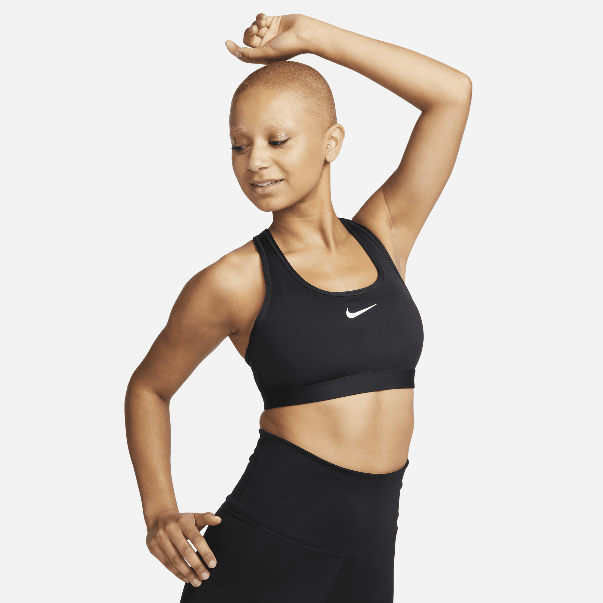 Shop Swoosh Medium Support Women's Padded Sports Bra