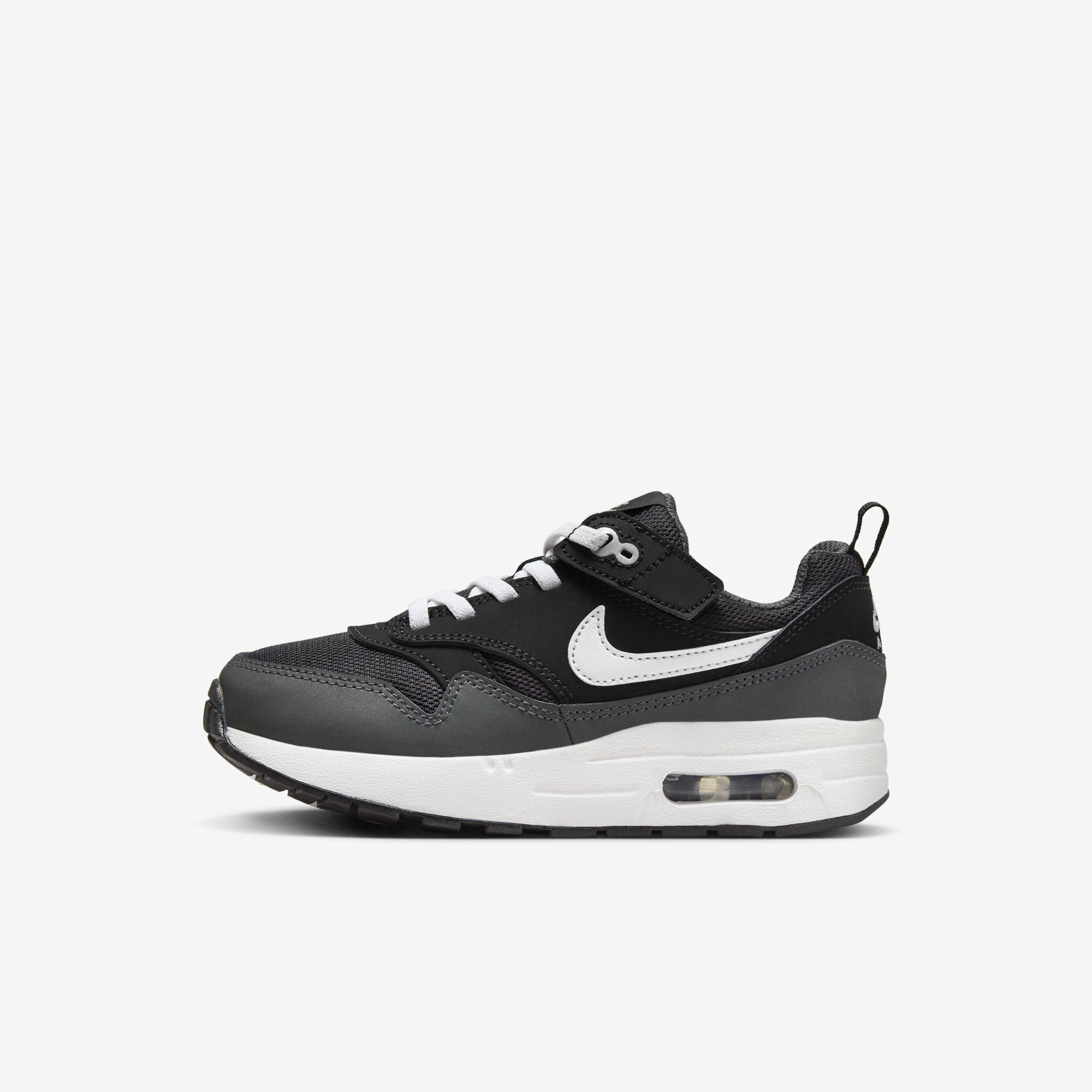 Nike air max 1 black kids store
