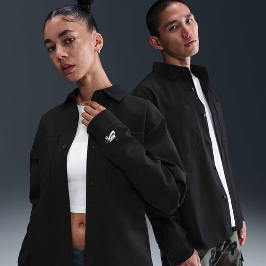 Skateboarding Tops & T-Shirts-Nike, Nike SB, Long-Sleeve Woven Skate Top