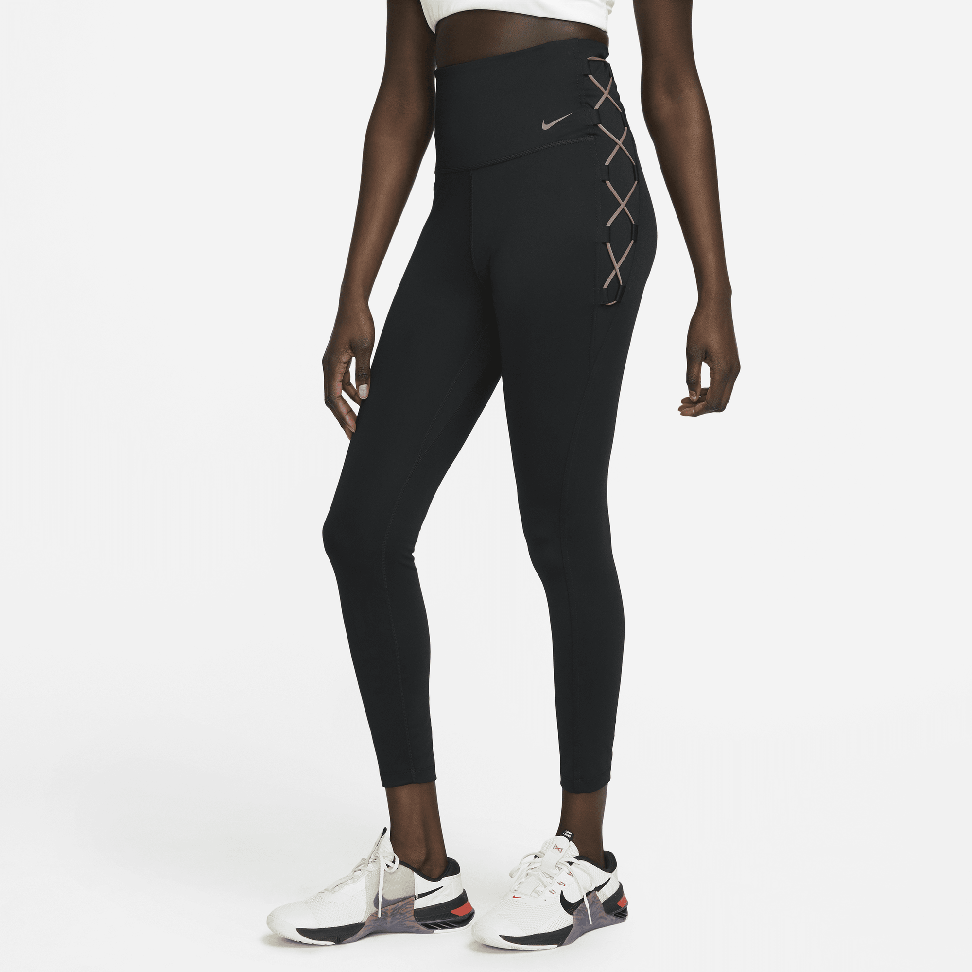Nike high waisted swoosh leggings dames 2025