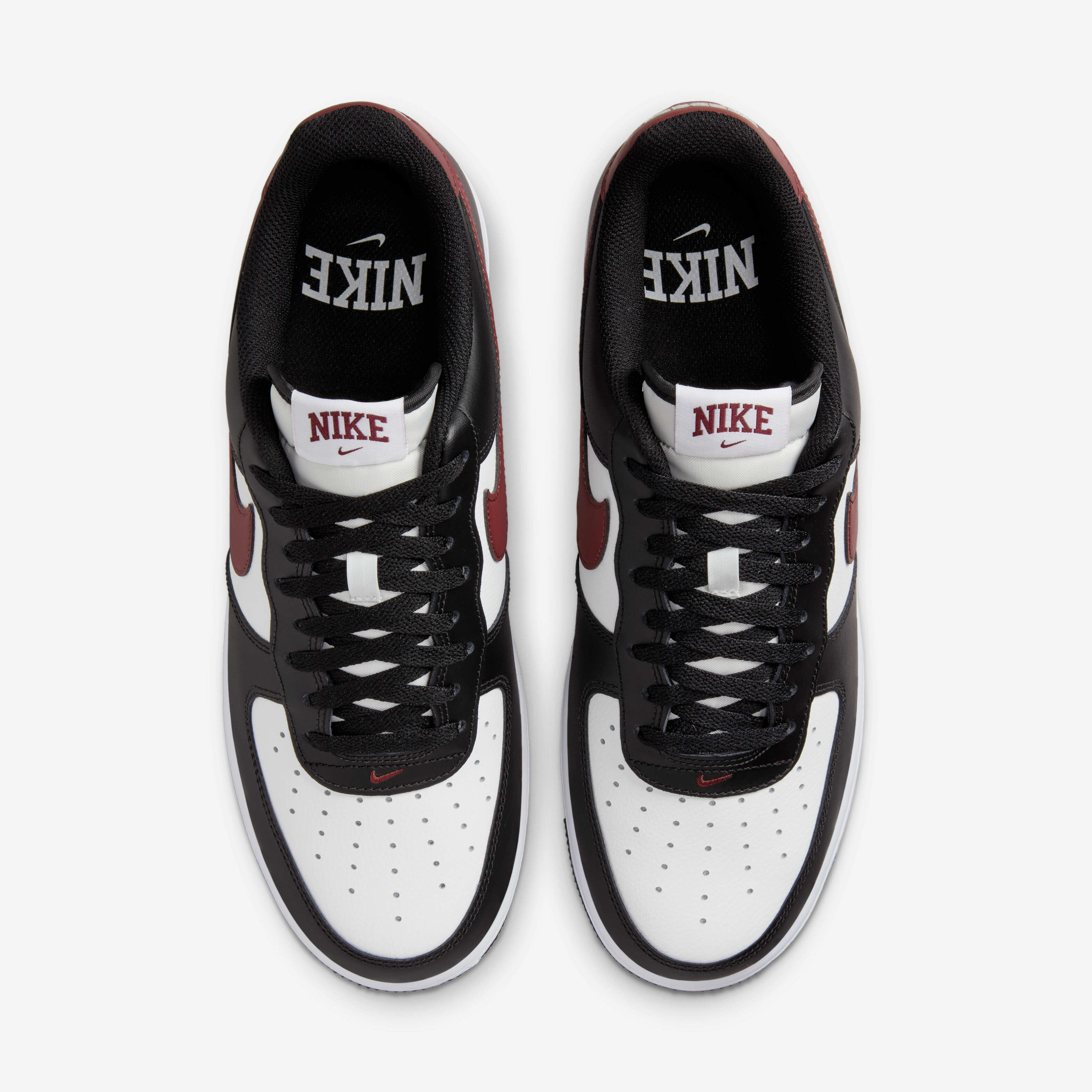Air force 1 shoes red and black outlet