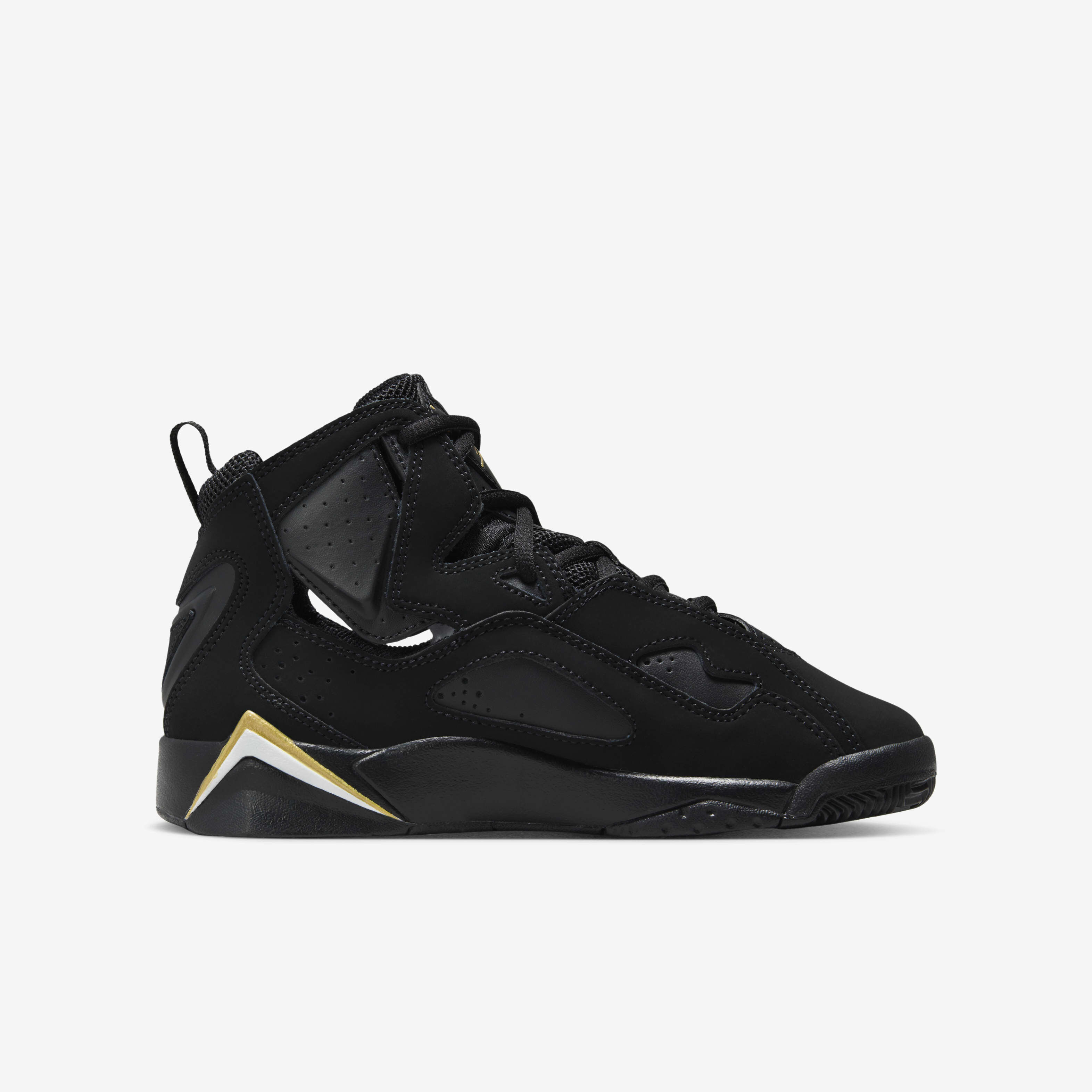 Buy Jordan True Flight Older Kids Shoes Black Metallic Gold White Nike Saudi Official