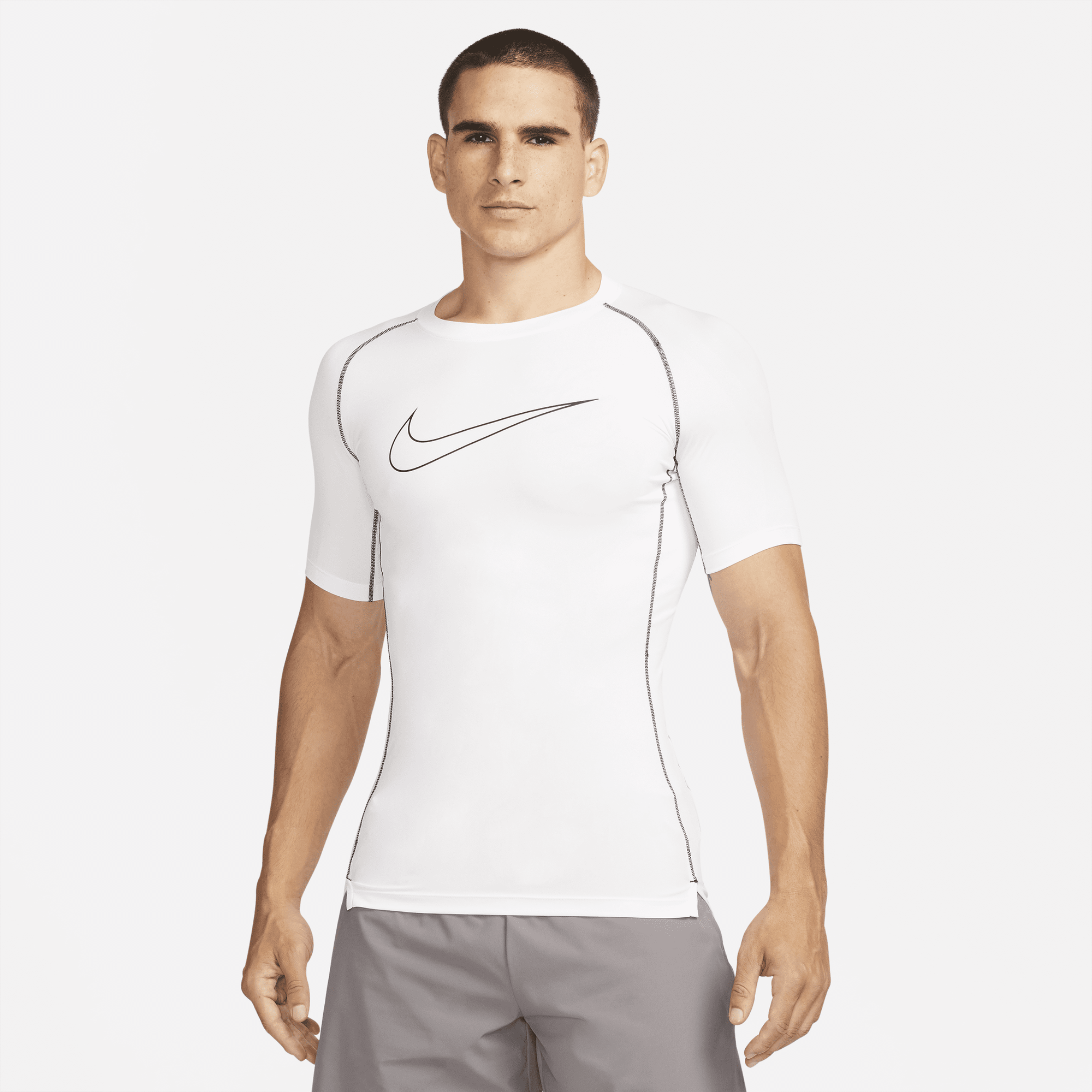 Nike pro fitted 2025 short sleeve shirt