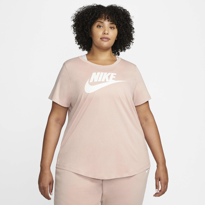 Buy Nike Sportswear Essential Women's T-Shirt (Plus Size) Pink