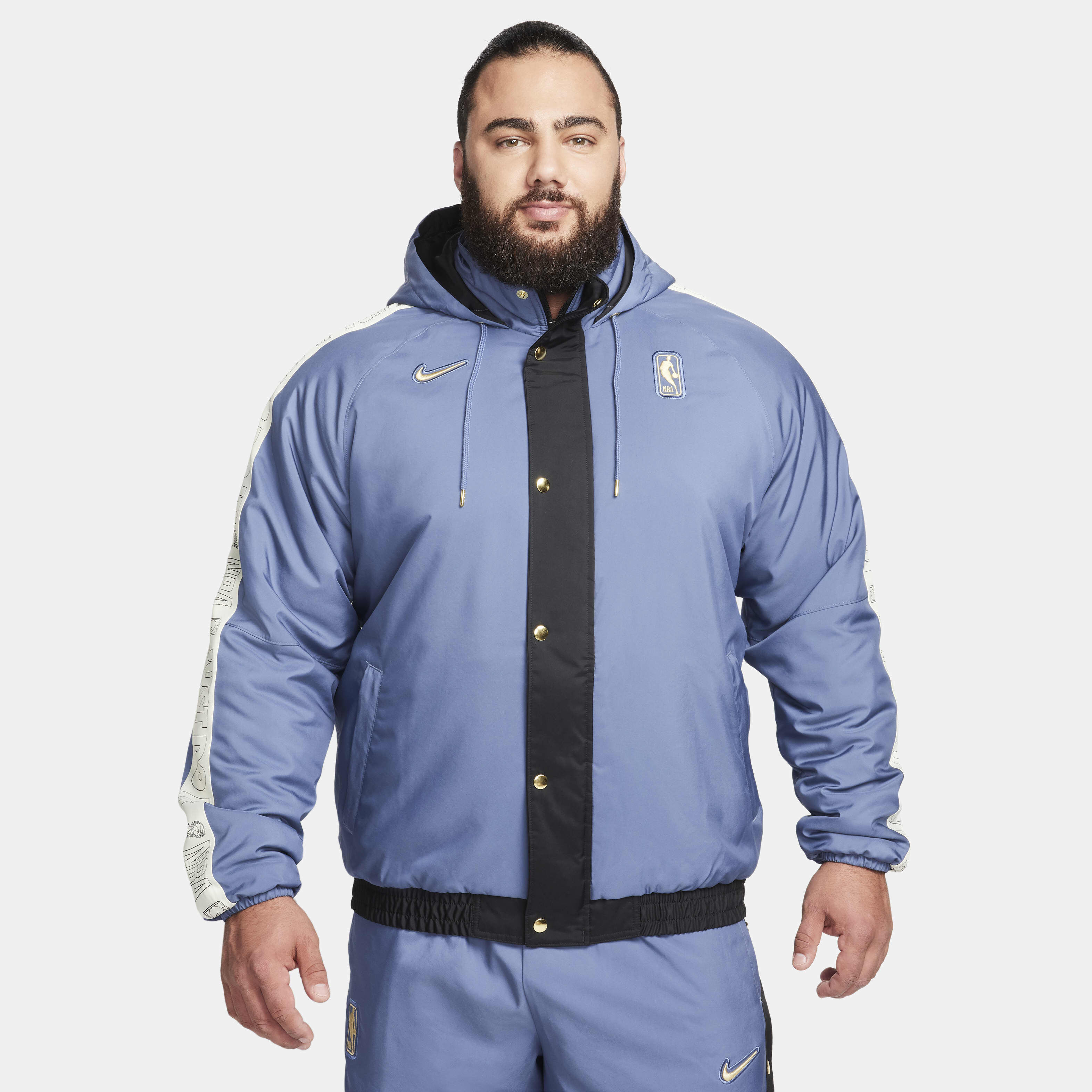 Buy Team 31 DNA Men s Nike NBA Jacket Diffused Blue Black Alabaster Nike Saudi Official