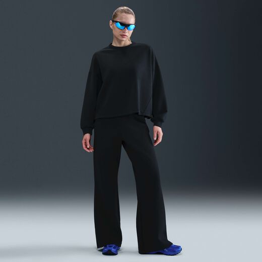 راحة يومية مصممة بعناية-نايكي, نايكي 24.7 امبوسبلي سوفت, بنطال دراي-فت فلارد واسع بخصر مرتفع للنساء