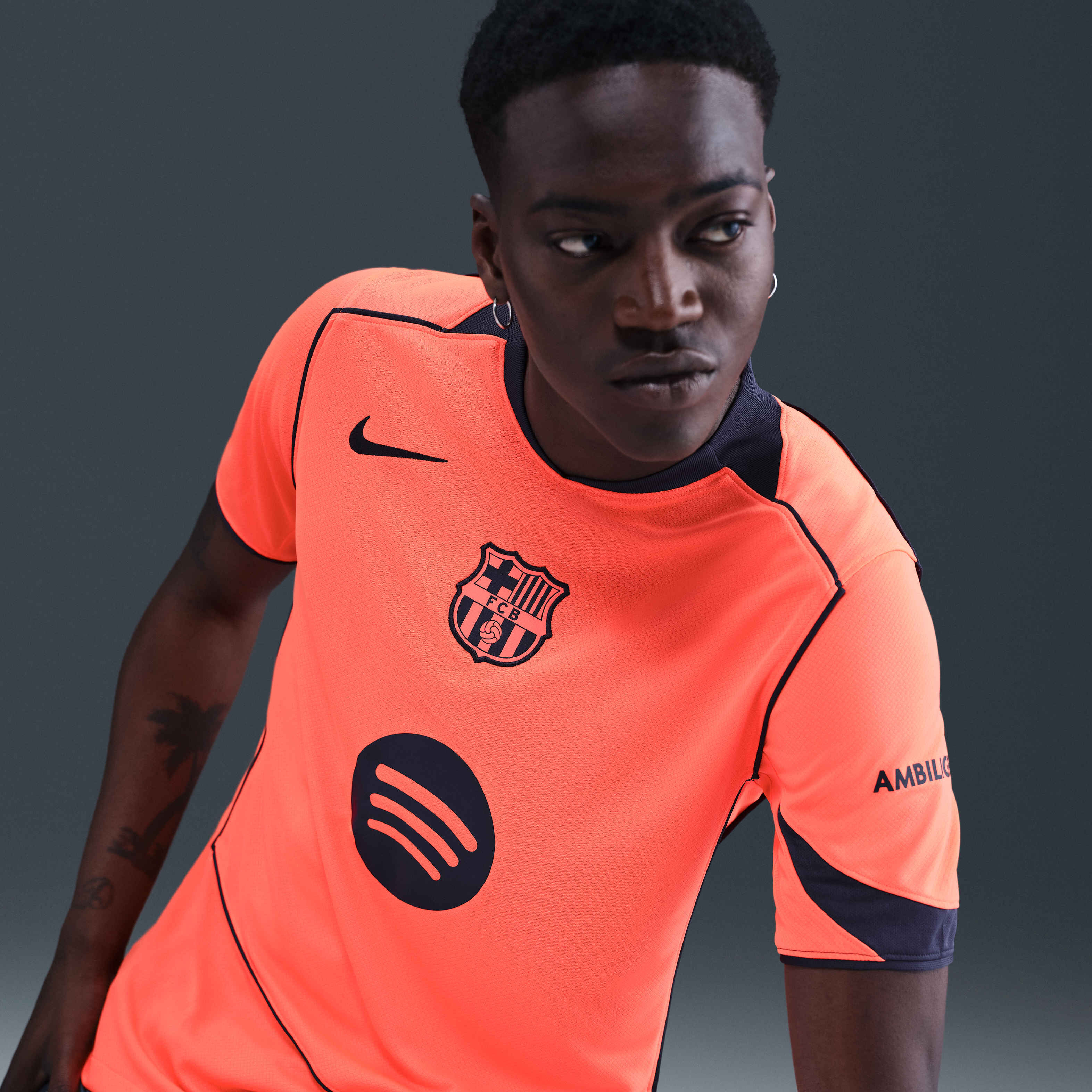 FC Barcelona 2014 Nike Dri-FIT シャツ(XS) 2014-15 Barcelona Nike Training Shirt - 7/10 - (S)