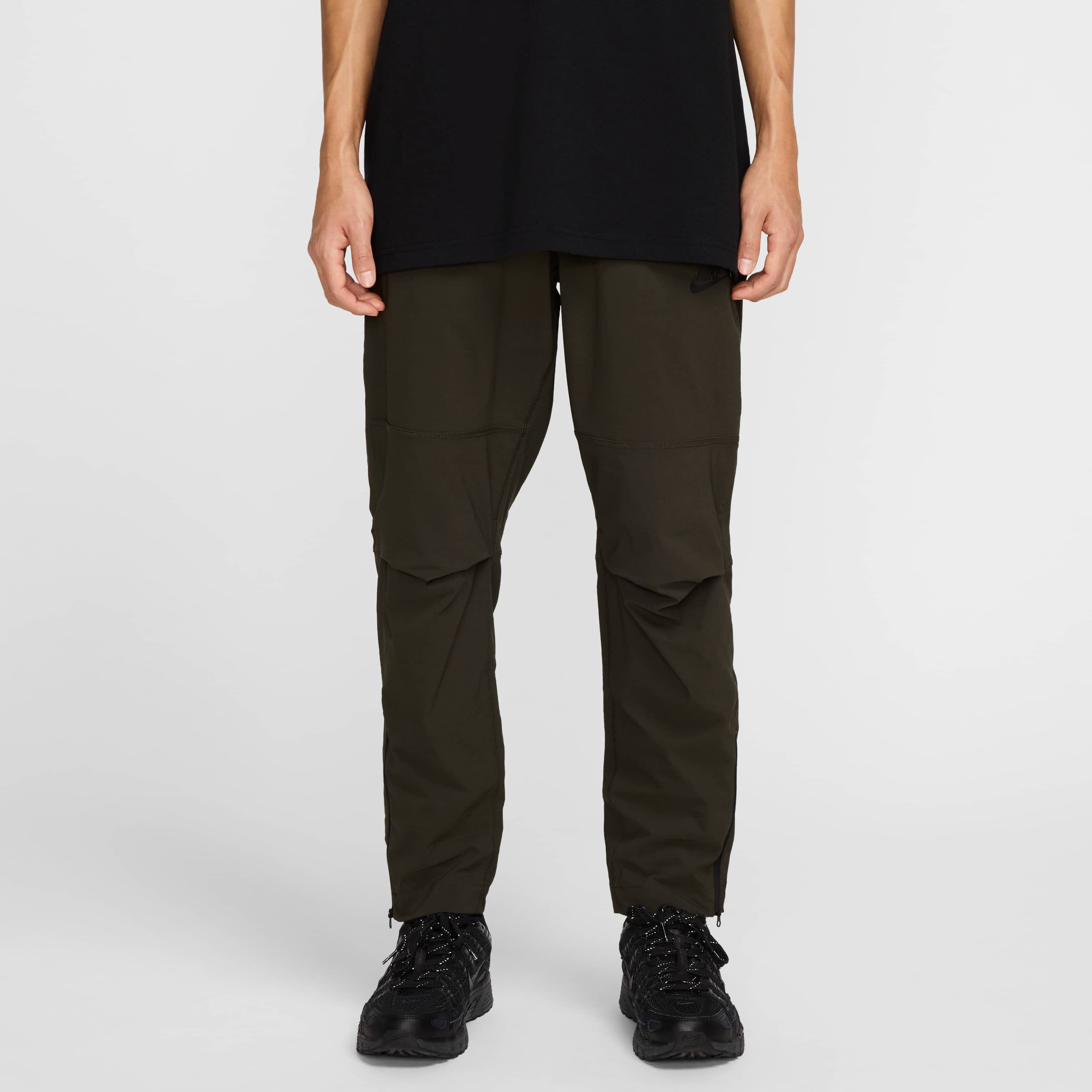 Buy Nike Tech Men's Woven Trousers - Sequoia/Black | Nike