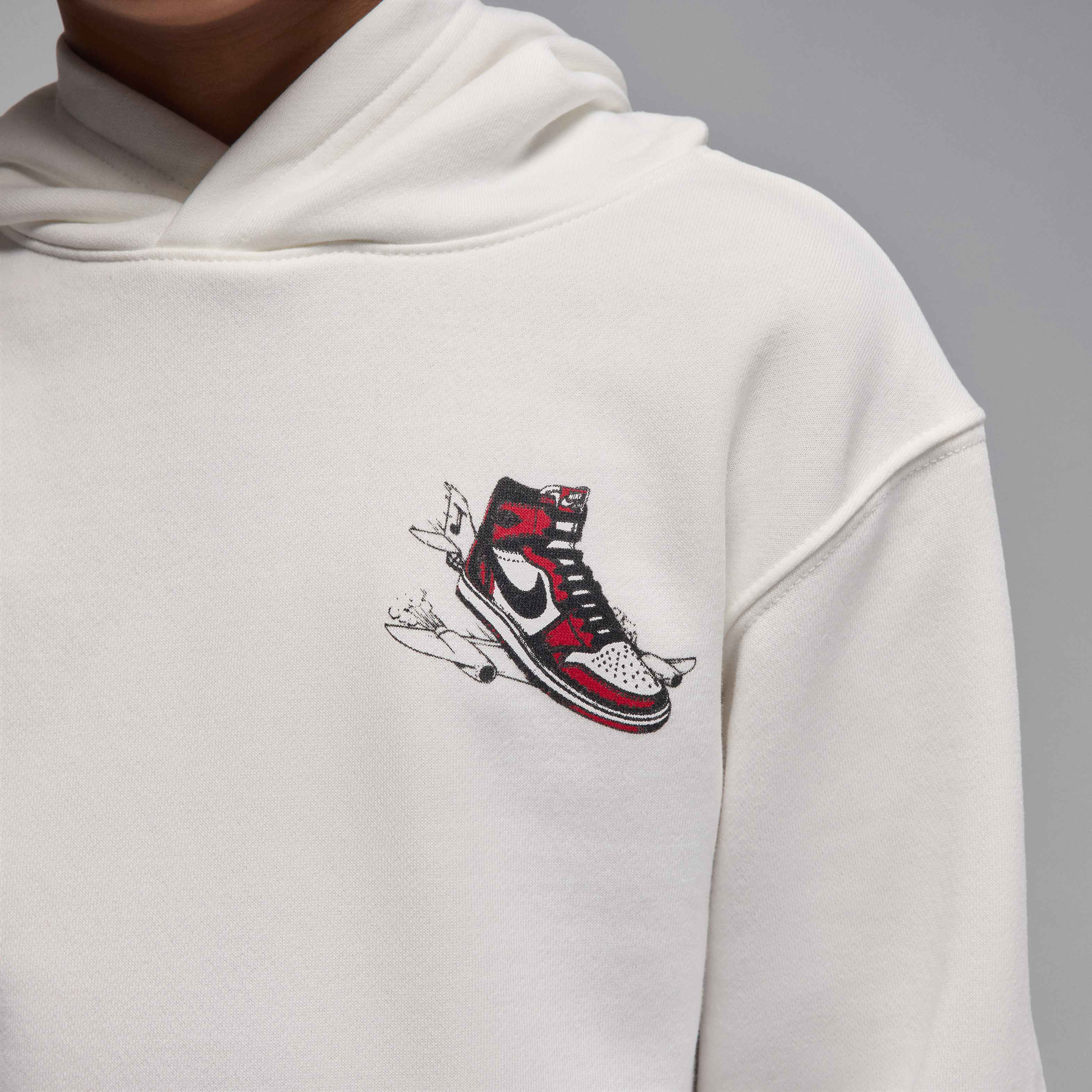 fearless 1s jordan hoodie white no 350s
