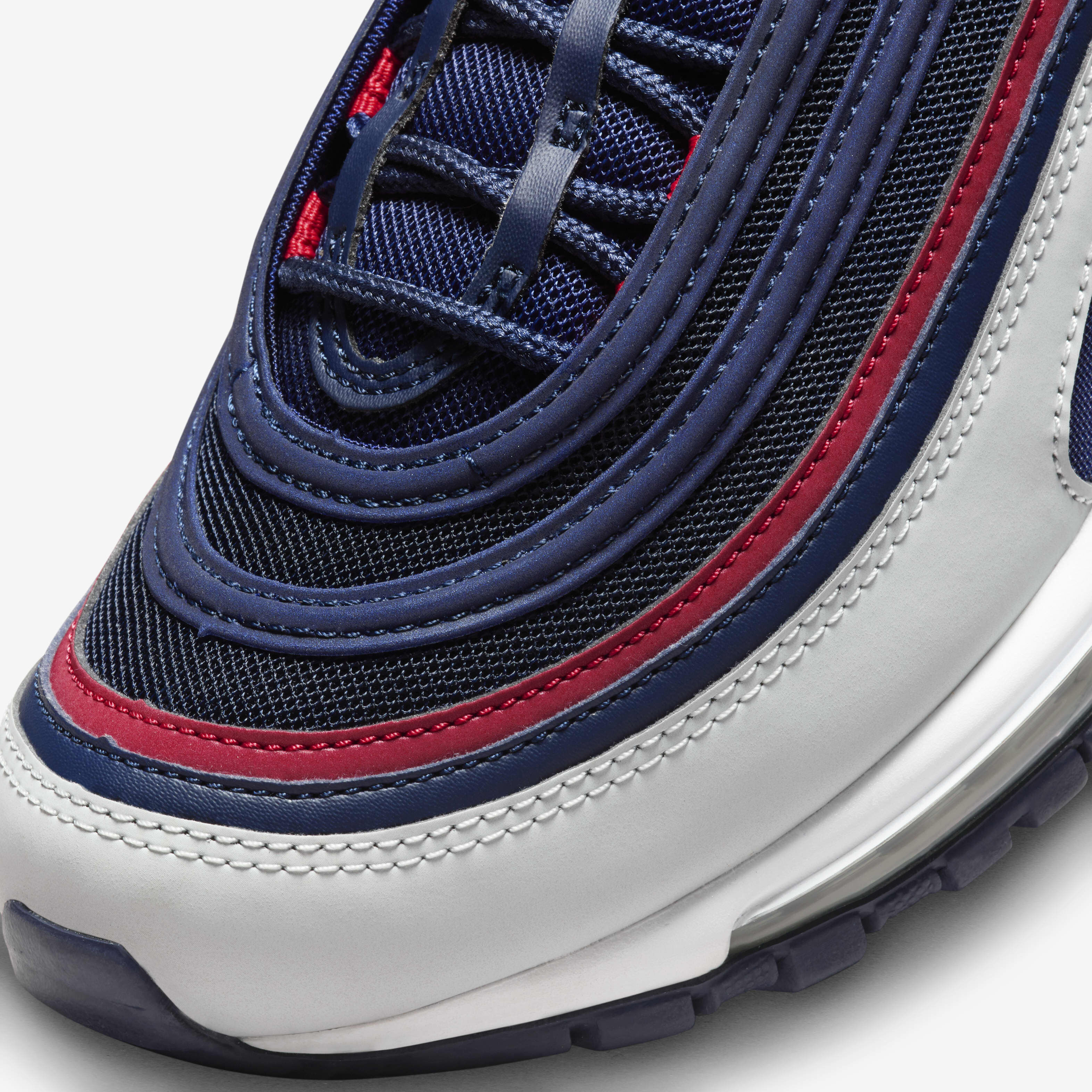 Nike air max 97 navy blue and red online