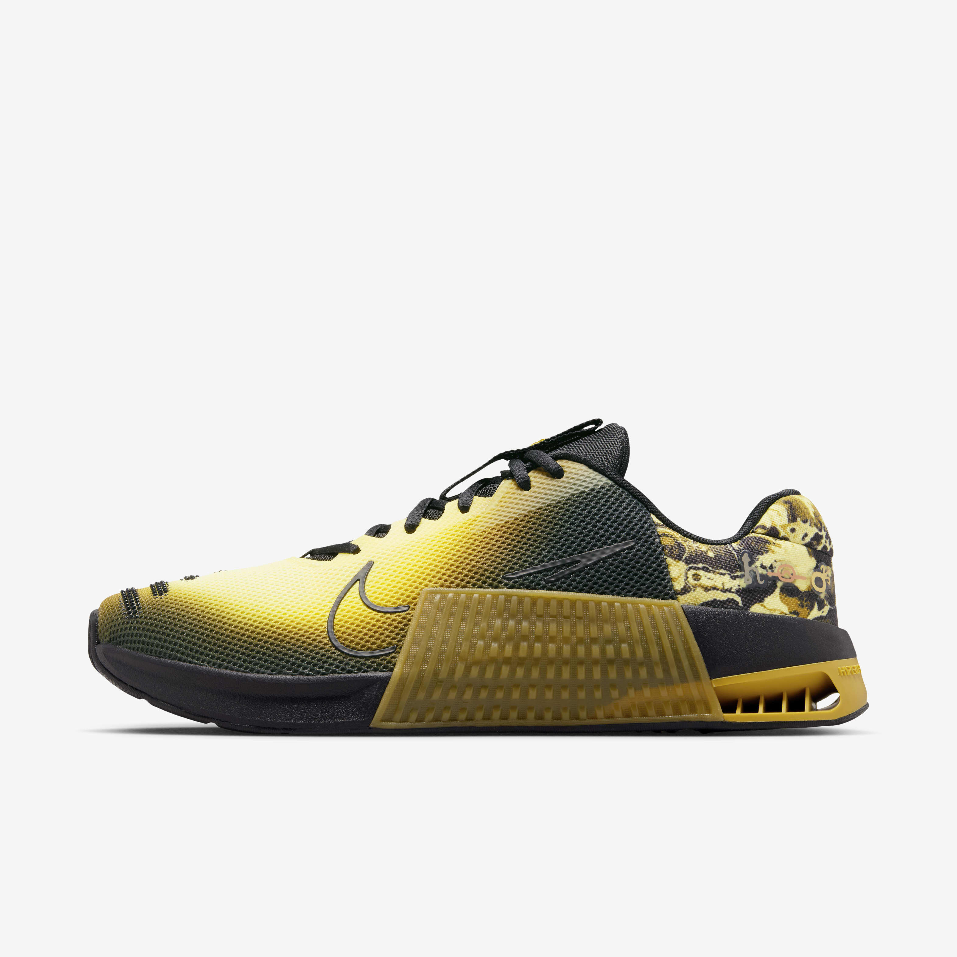 Nike men's metcon free x training shoes - white/black/yellow top
