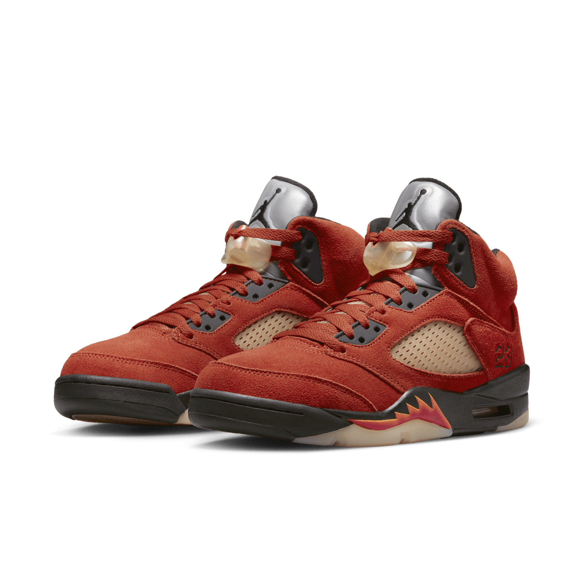 Jordan 5 without top lace lock