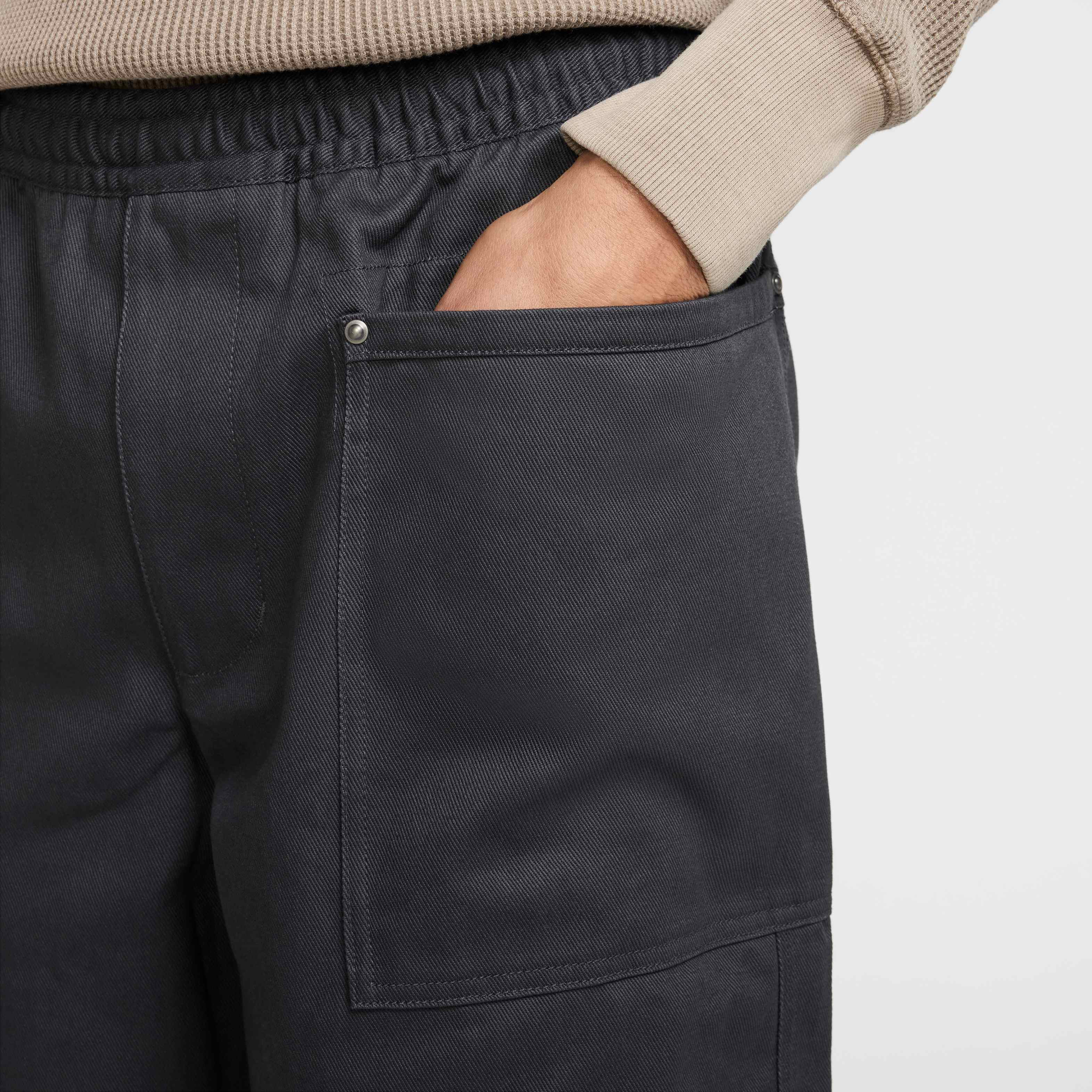 Buy Nike Life Men's Utility Trousers - Anthracite/Anthracite