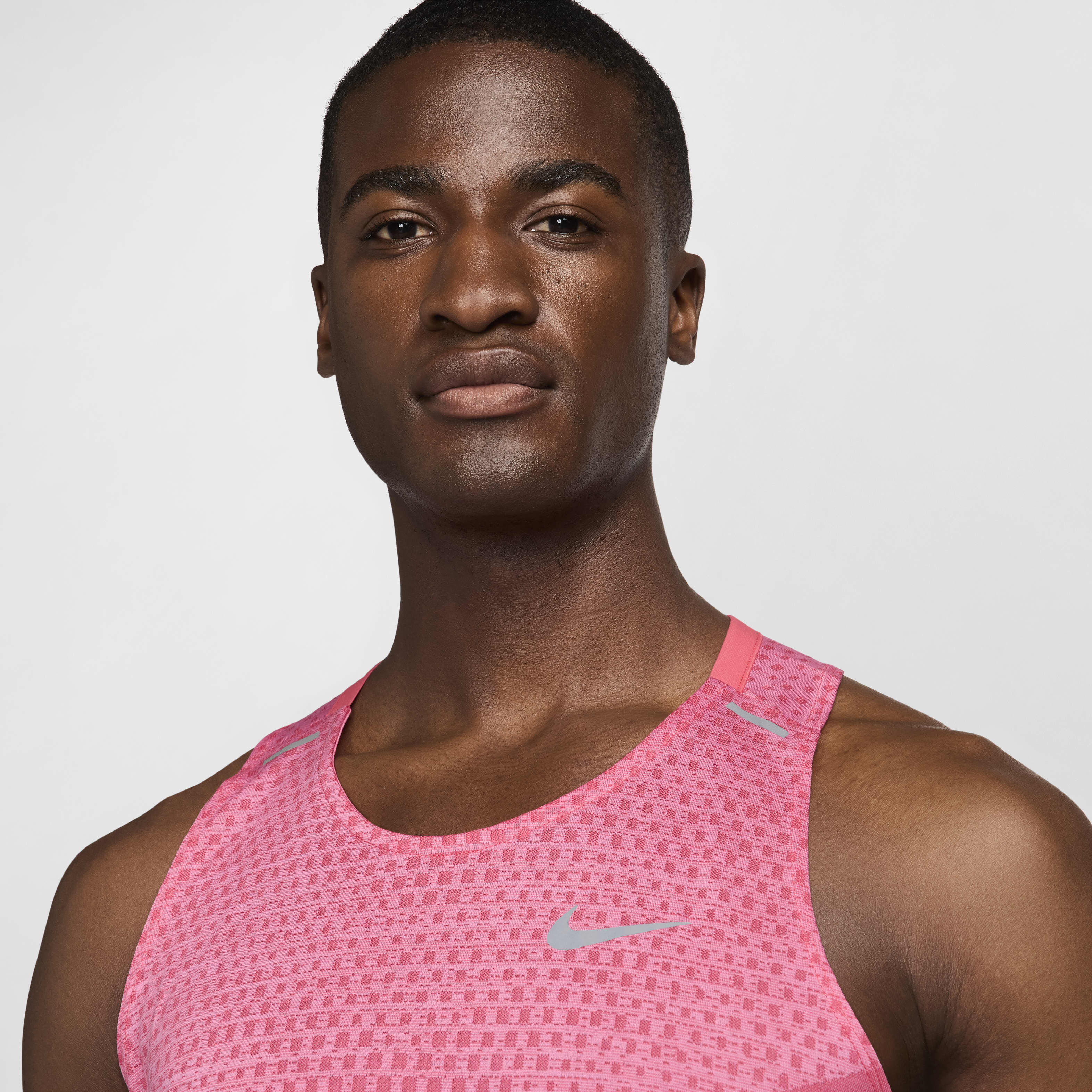 Buy Nike Dri FIT ADV TechKnit Ultra Men s Running Tank Aster Pink Pinksicle Nike Saudi Official
