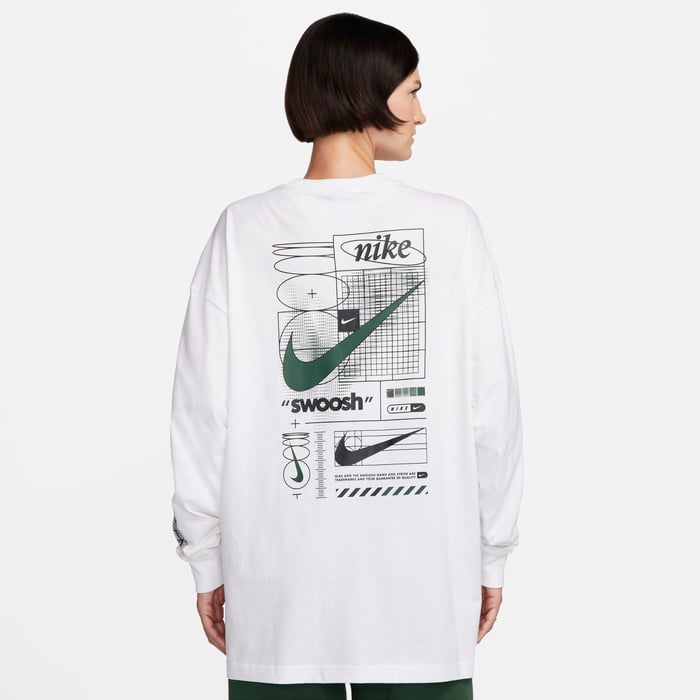 Buy Nike Sportswear Women's Long-Sleeve T-Shirt White Nike