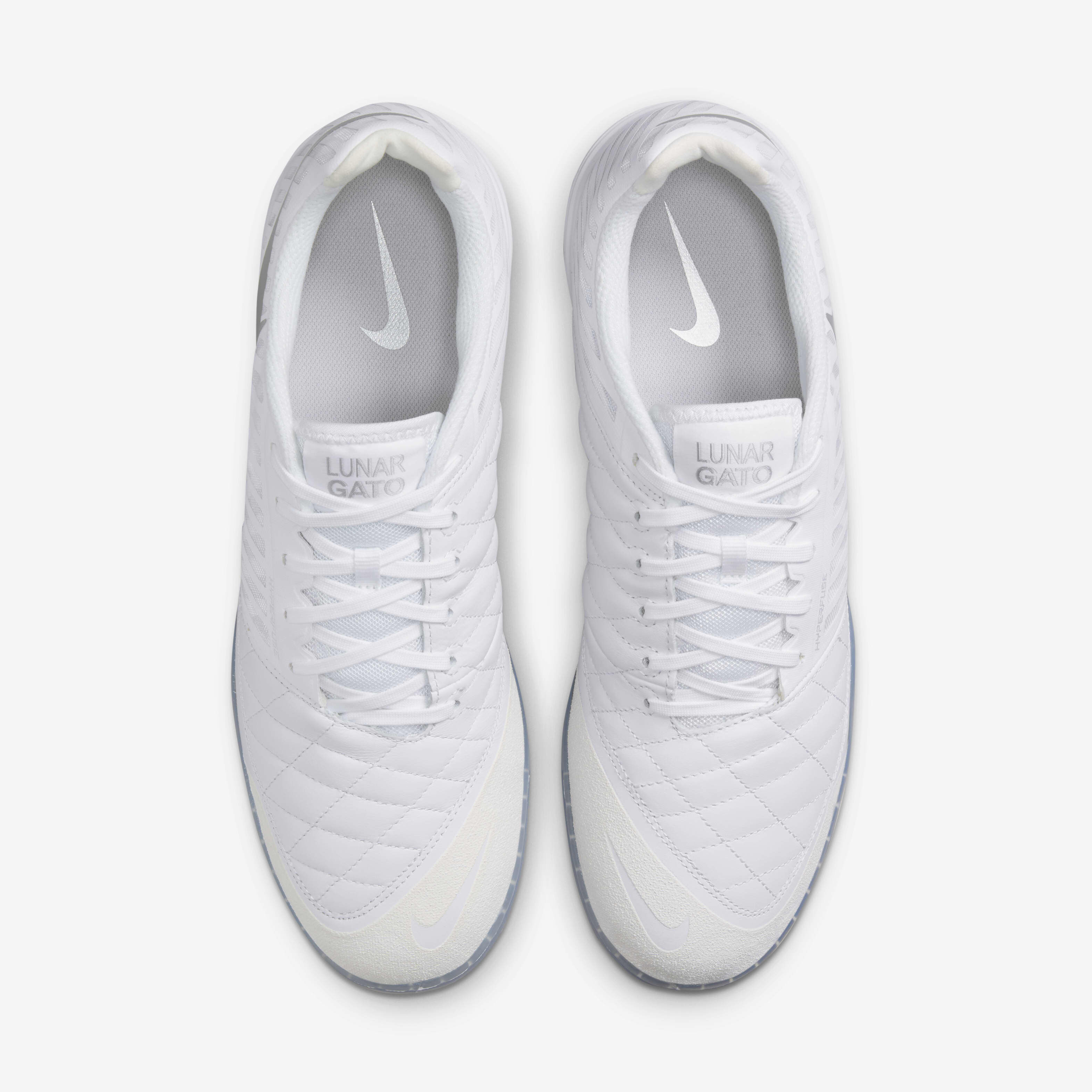 Buy Nike Lunar Gato II Indoor Court Low Top Football Shoes White Chrome Nike Saudi Official