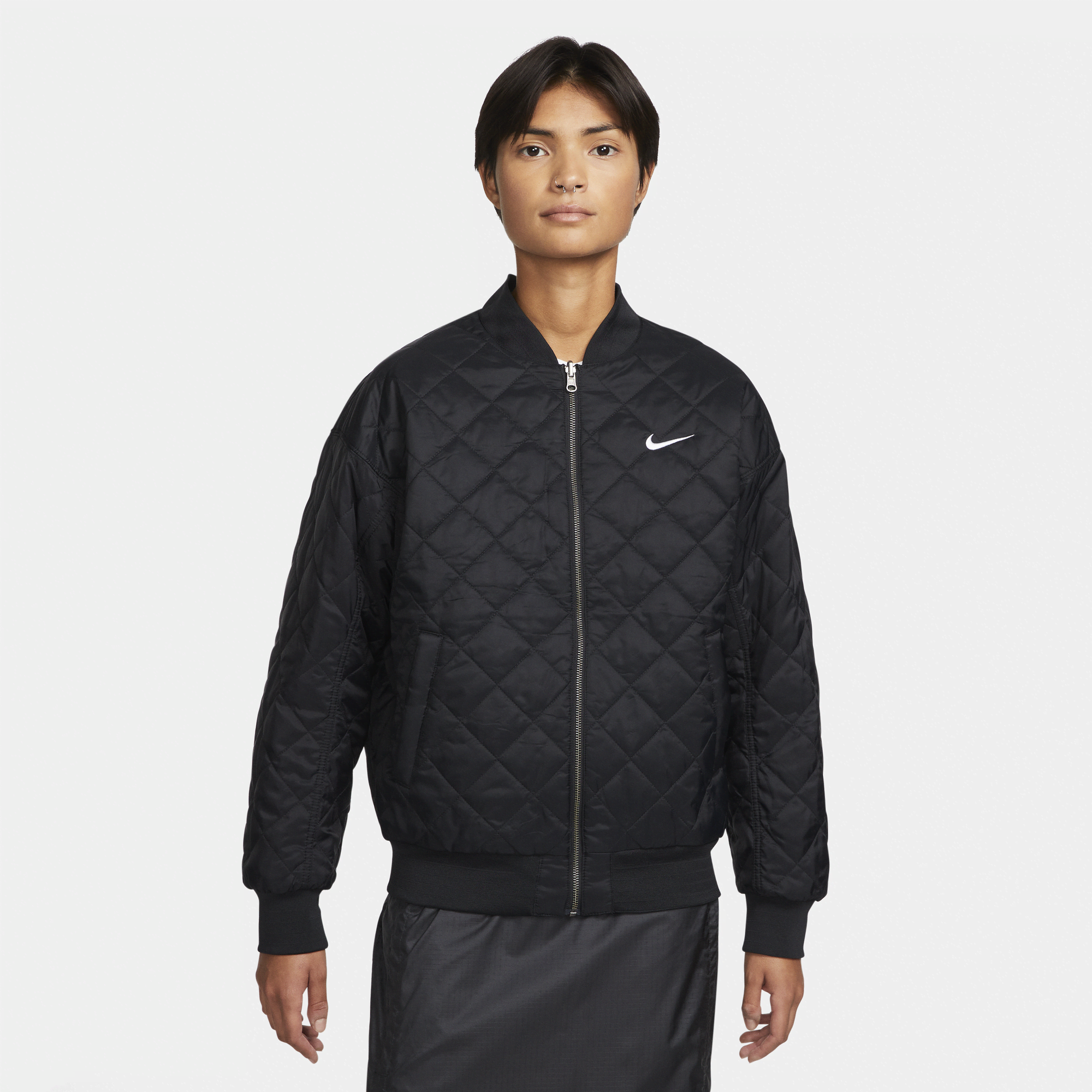 Nike varsity bomber jacket sales