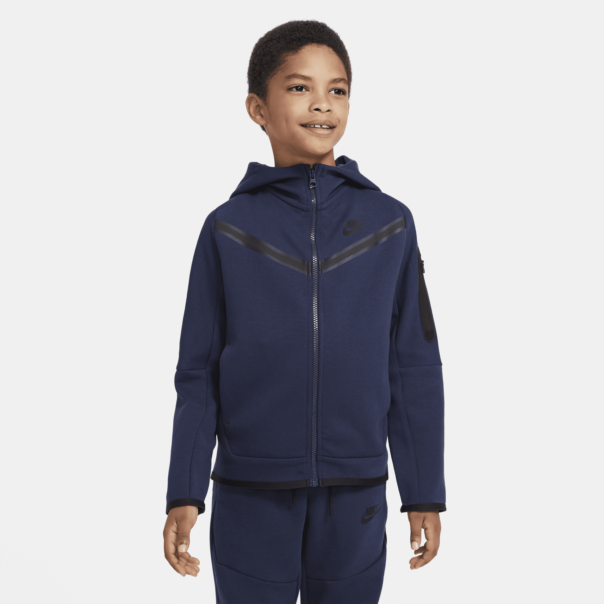 Shop Sportswear Tech Fleece Older Kids Boys Full Zip Hoodie