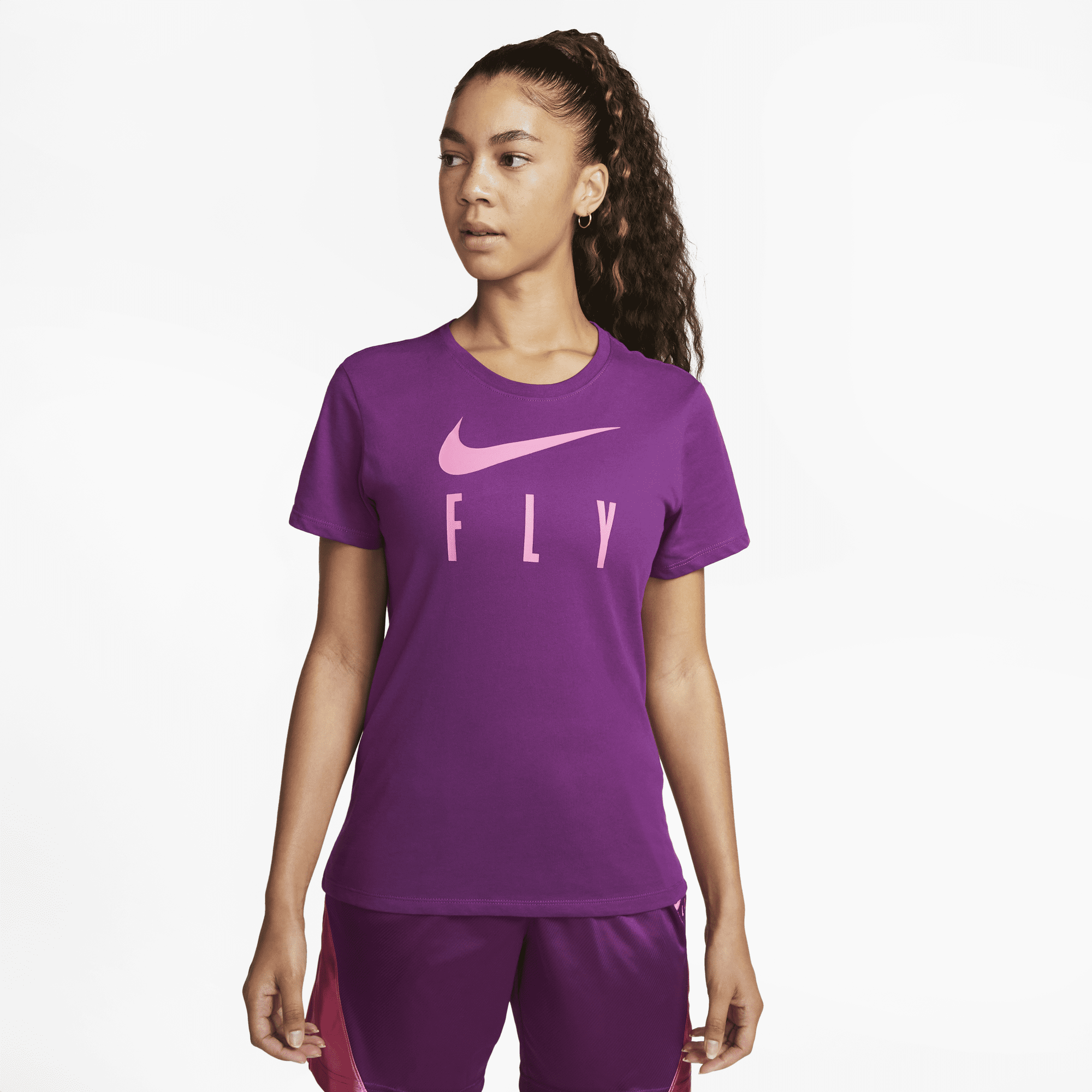 Women's nike dry swoosh colorblocked training crew shirt new arrivals