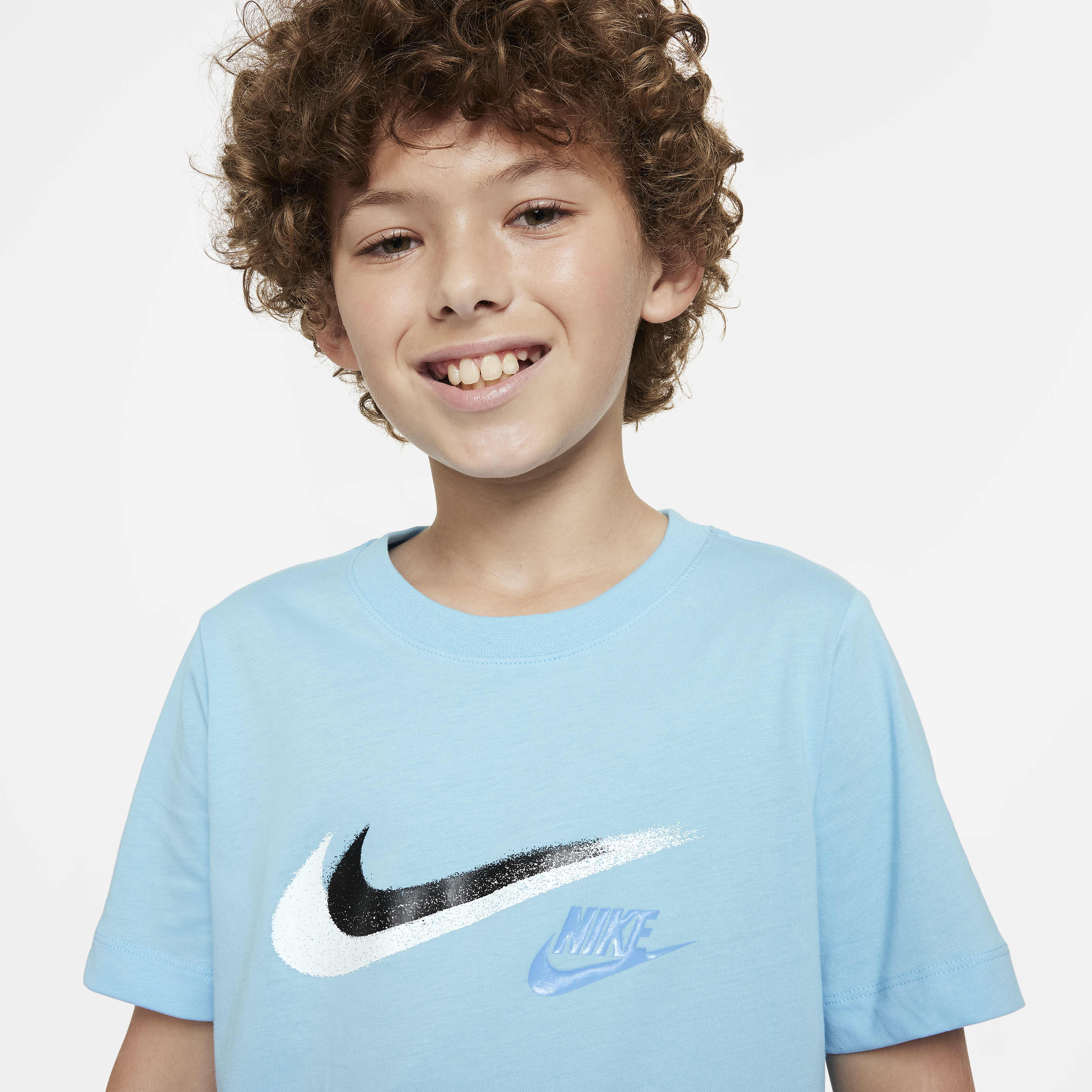 baby blue nike shirt