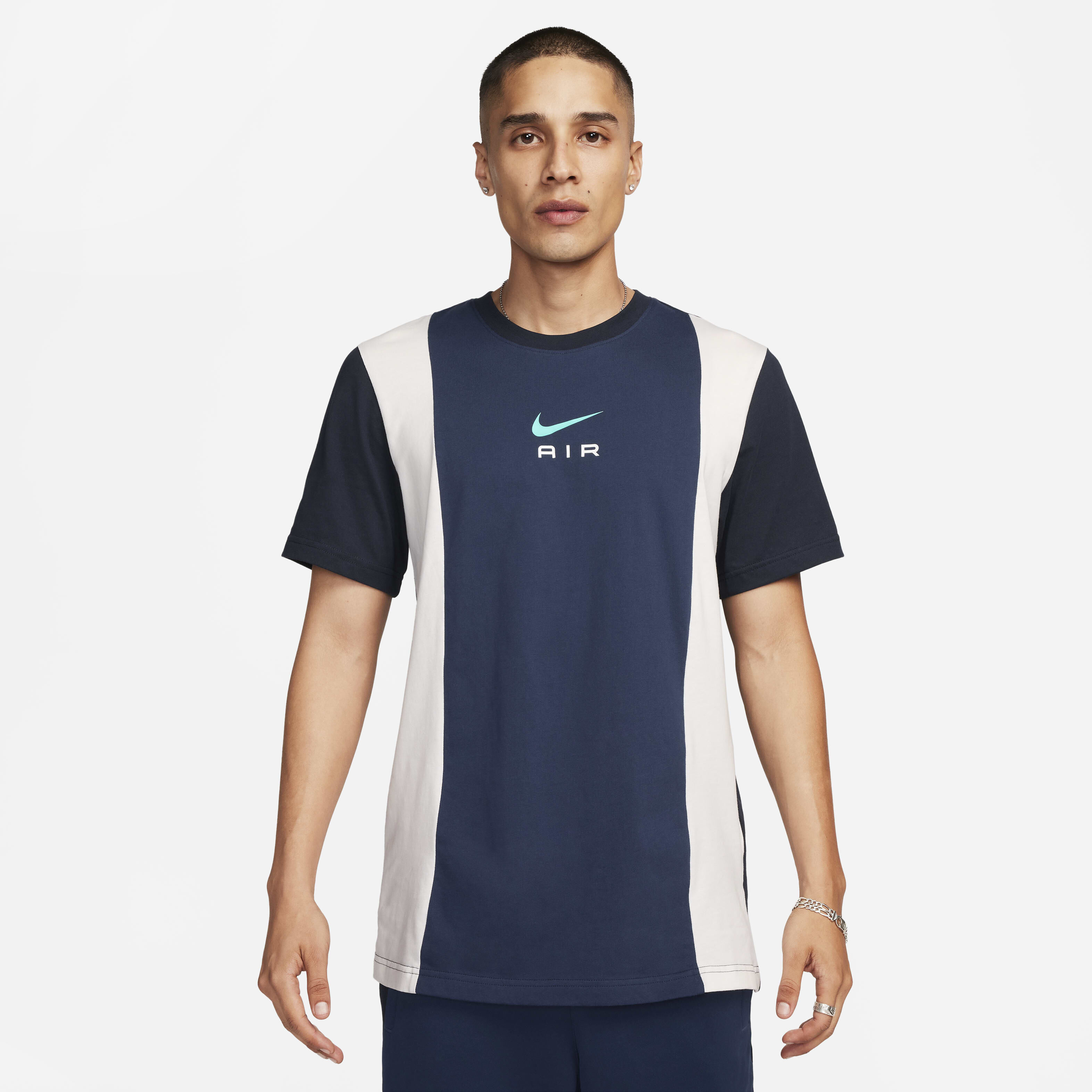 Buy Nike Air Men's Short-Sleeve Top - Midnight Navy/Summit