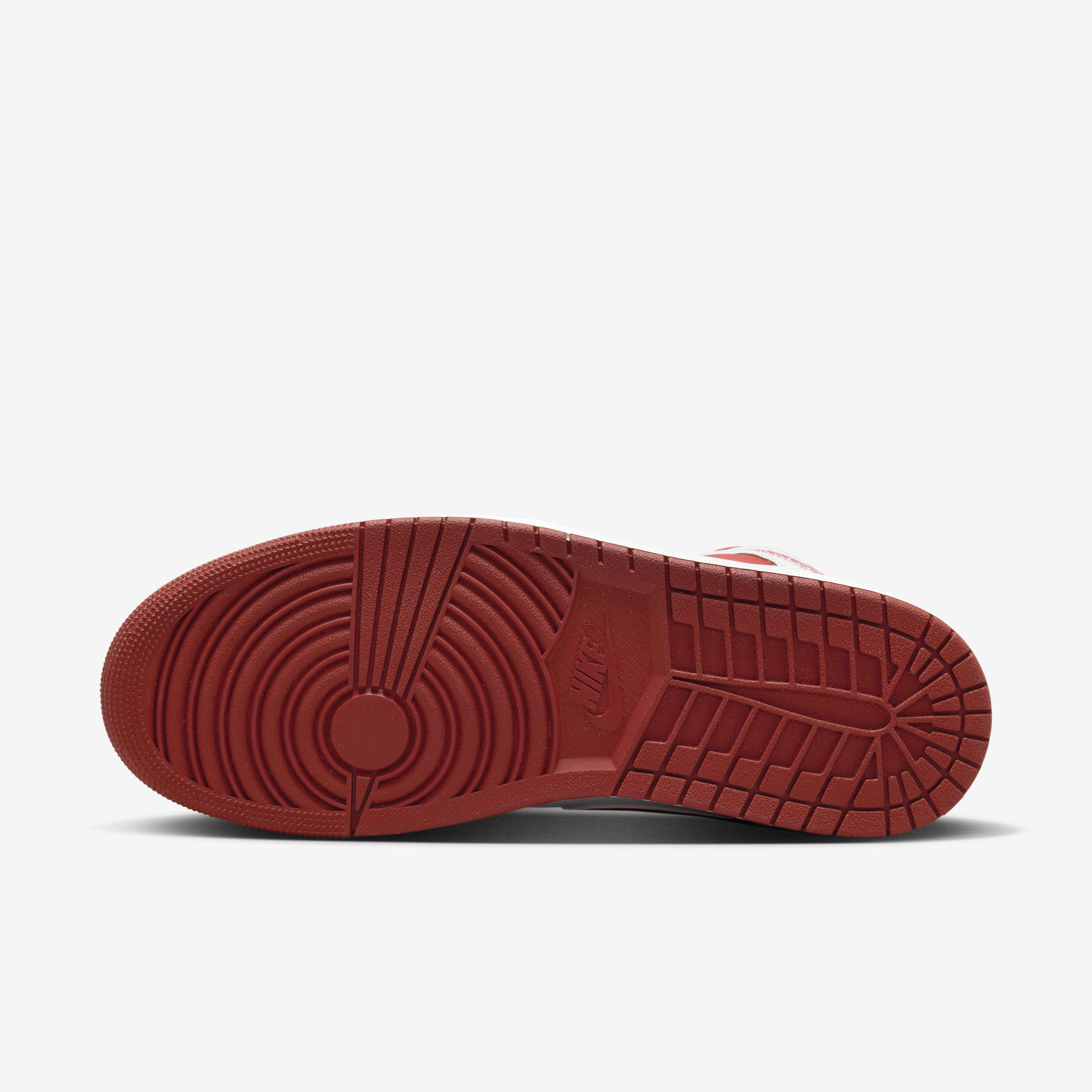 Buy Air Jordan 1 Mid SE Men's Shoes - White/Dune Red/Sail