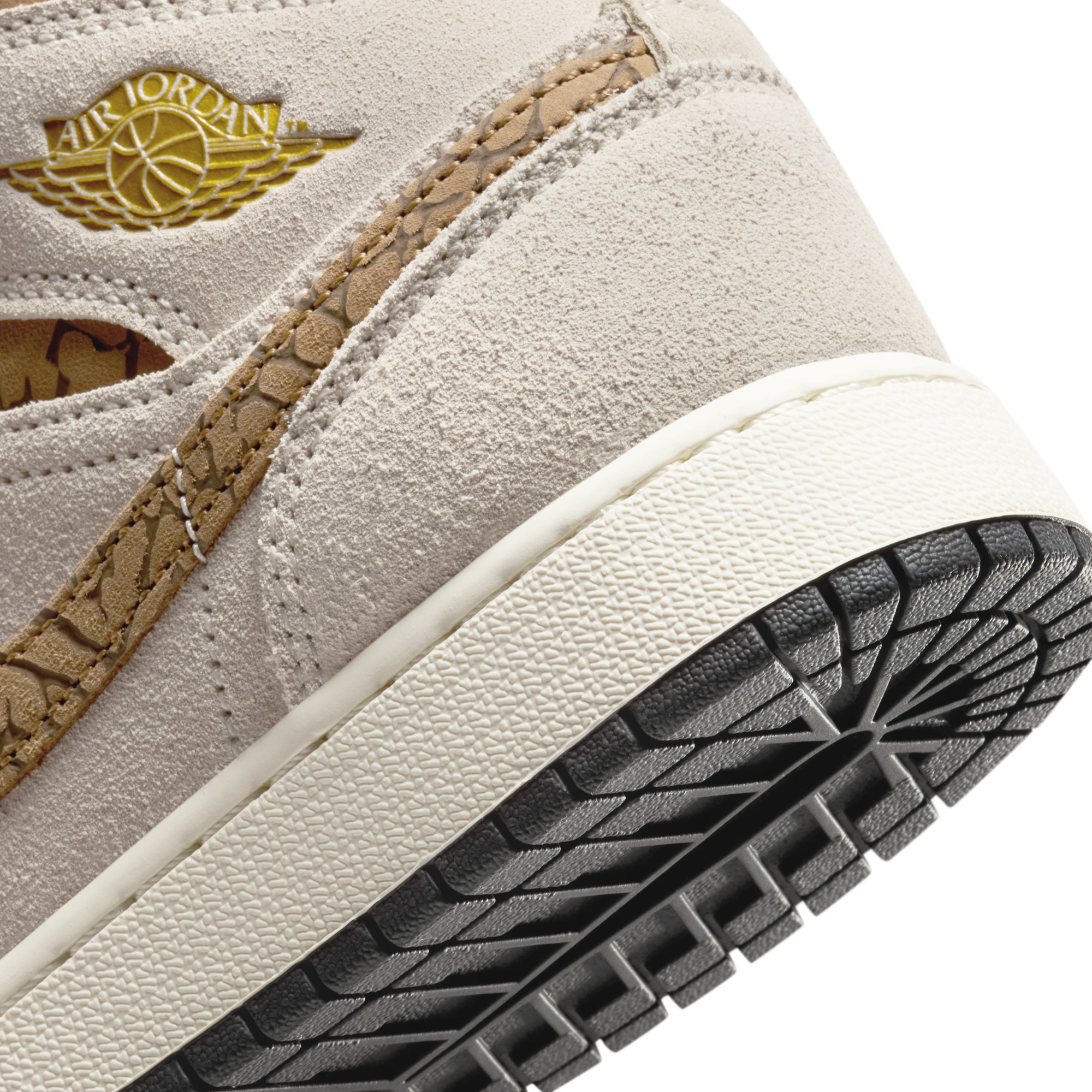 Air jordan 1 mid premium cheap light bone