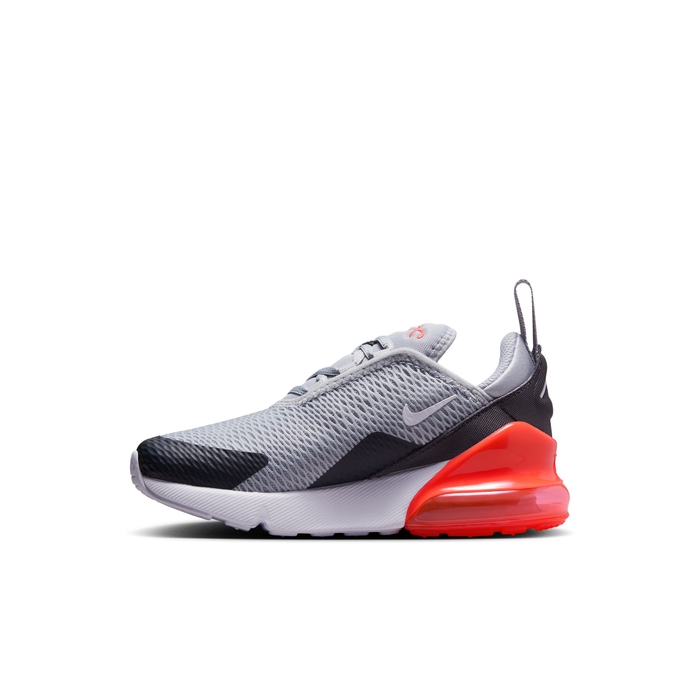 Buy Nike Air Max 270 Younger Kids Shoe Wolf Grey Anthracite Bright Crimson White Nike Saudi Official
