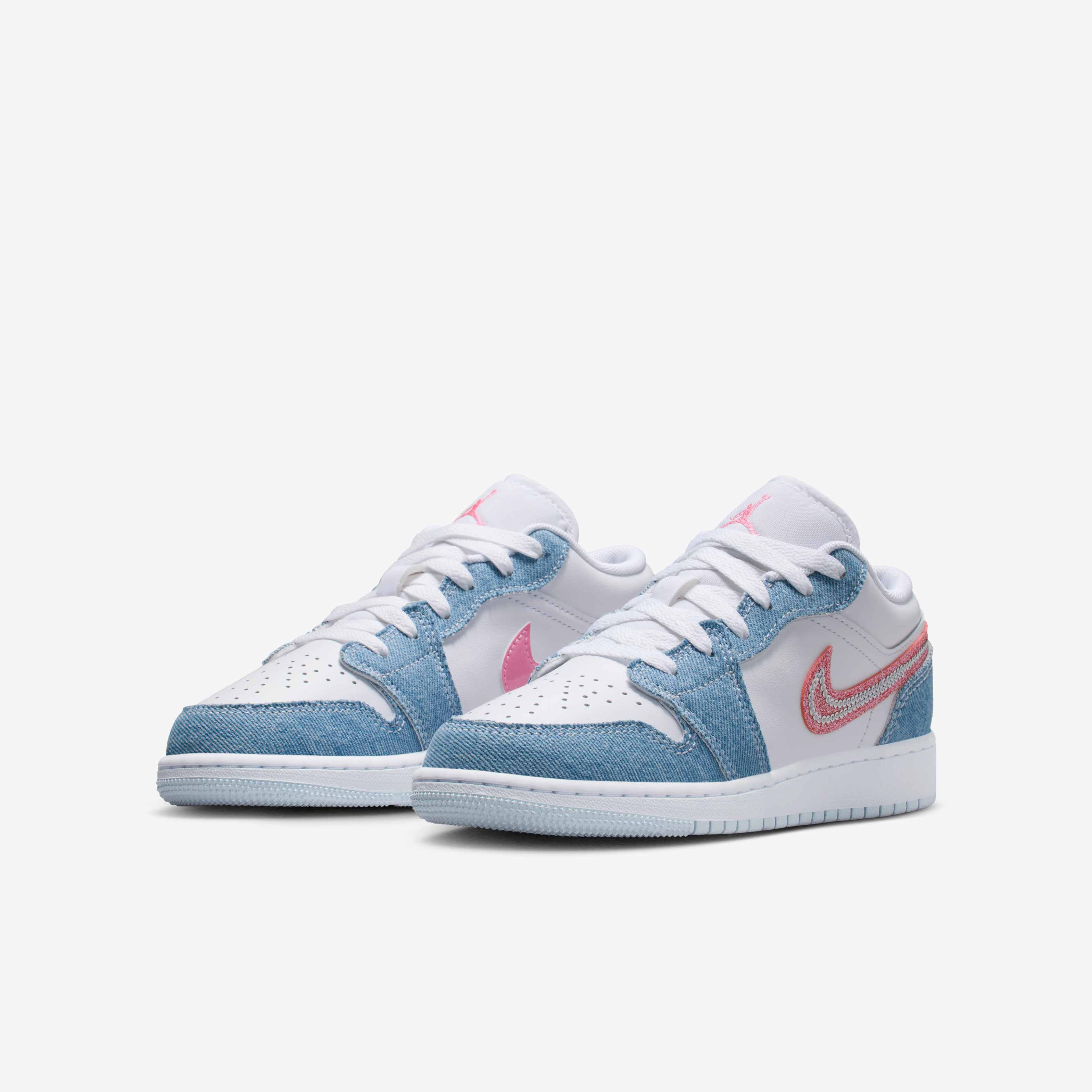 Buy Air Jordan 1 Low SE Older Kids' Shoes - Cobalt Bliss/White