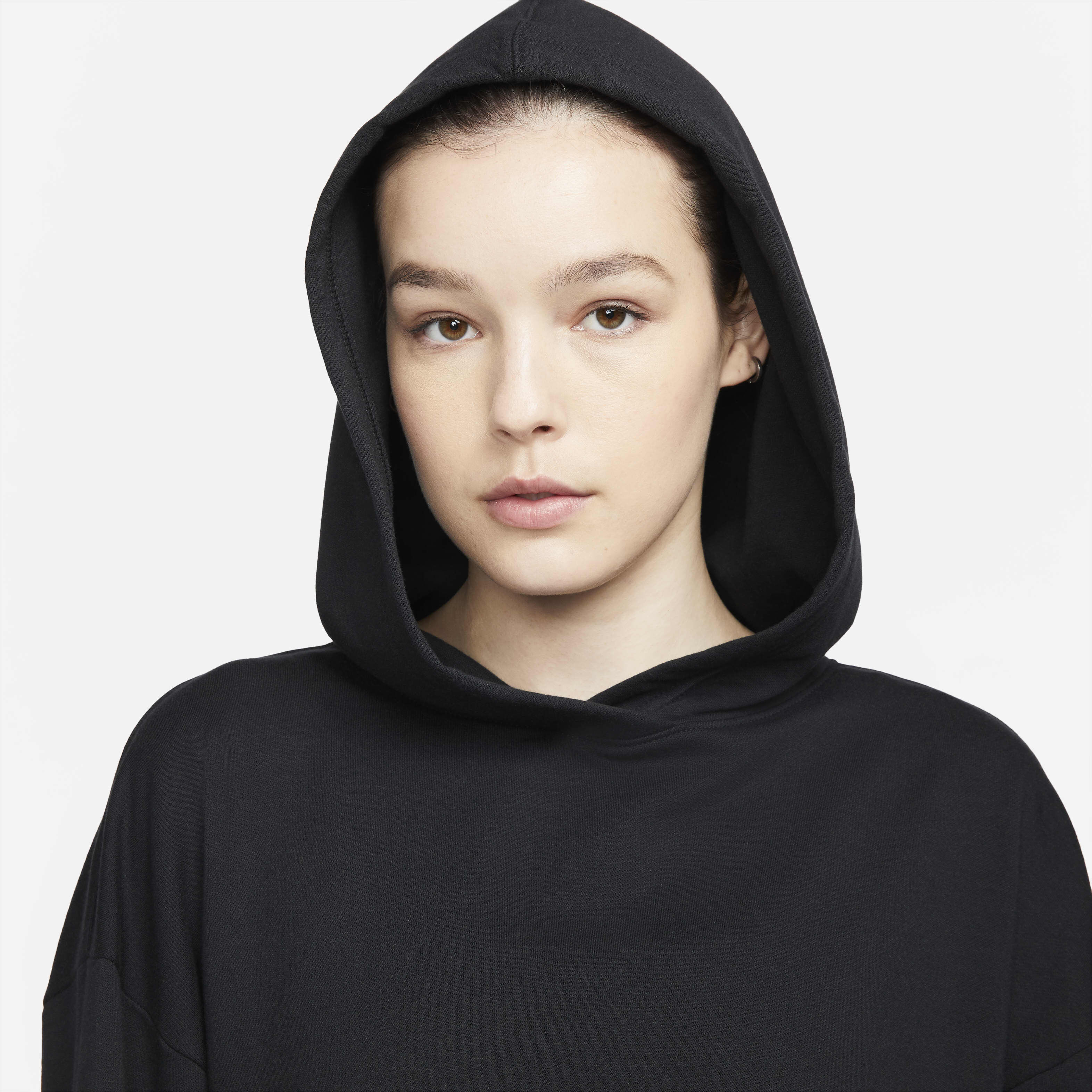 Buy Nike Yoga Luxe Women s Cropped Fleece Hoodie Nike Saudi Official