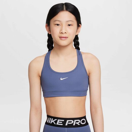 Sports Bras-Nike, Nike Swoosh, Girls' Sports Bra