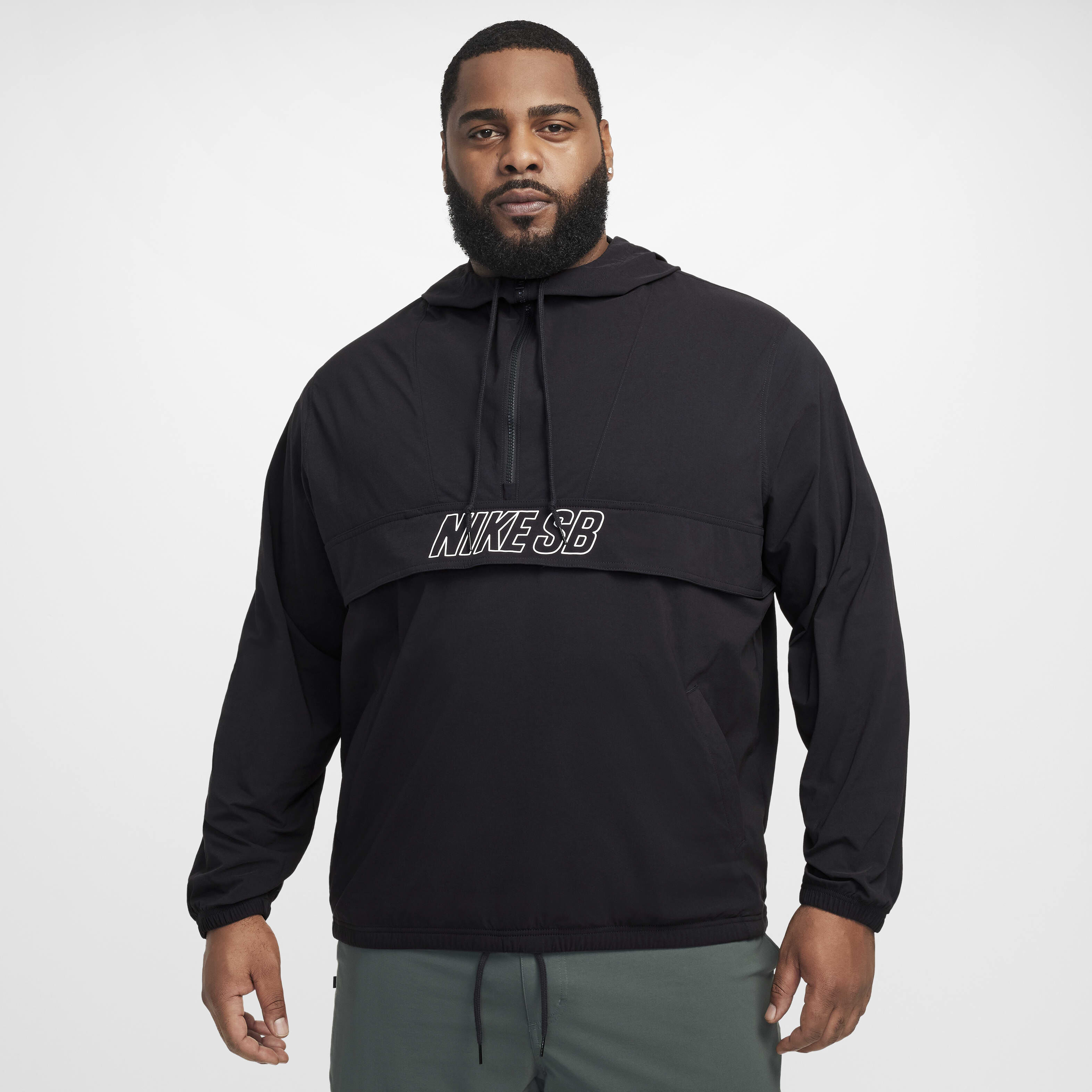 Buy Nike SB Anorak Skate Jacket - Black/White | Nike Saudi