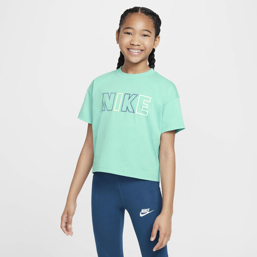 T-Shirts & Tops-Nike, Nike Sportswear Essential, Older Kids' (Girls') T-Shirt