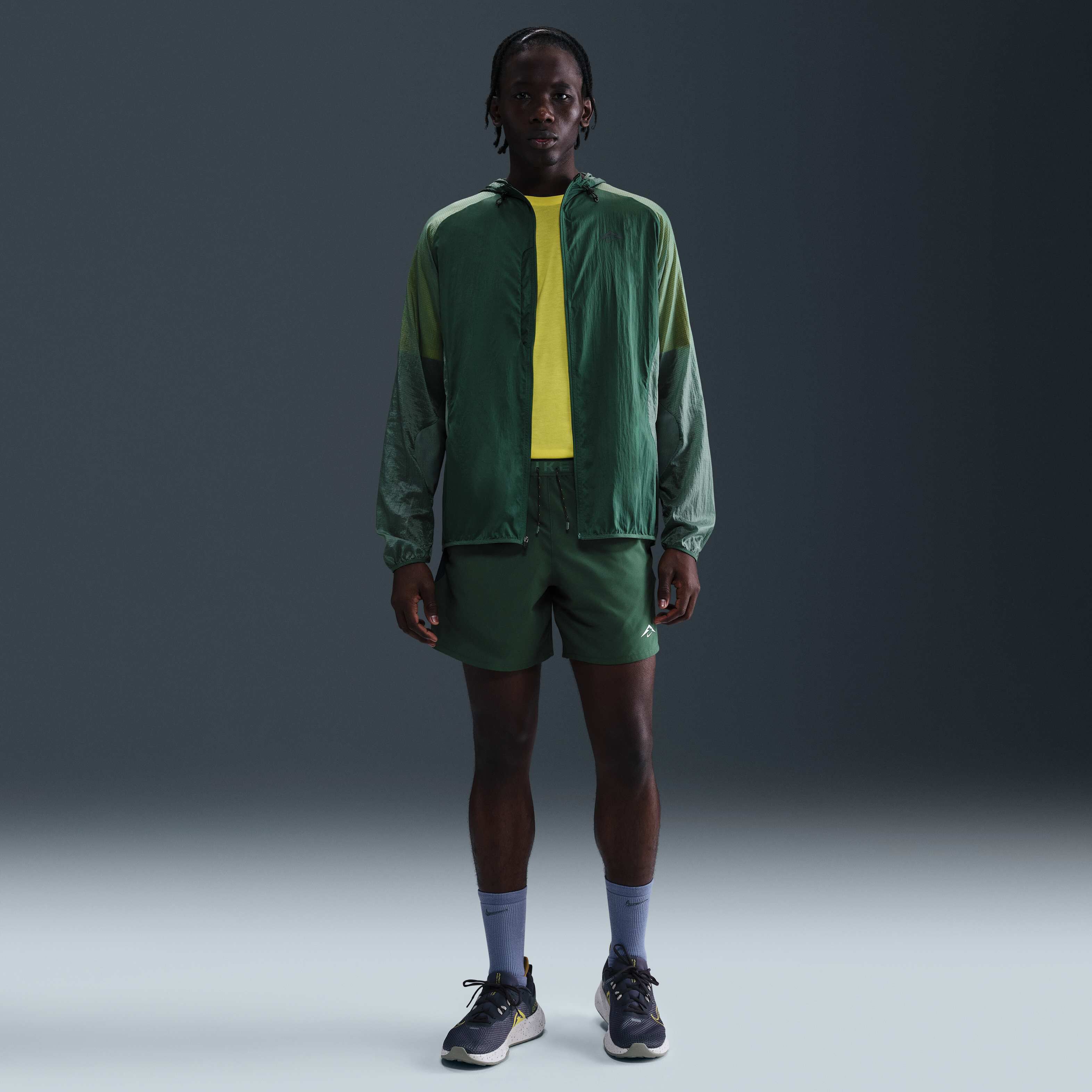 NIKE トレイルウェア　TRAIL Aireez jacket Buy Nike Trail Aireez Men's Running Jacket - Neutral Olive
