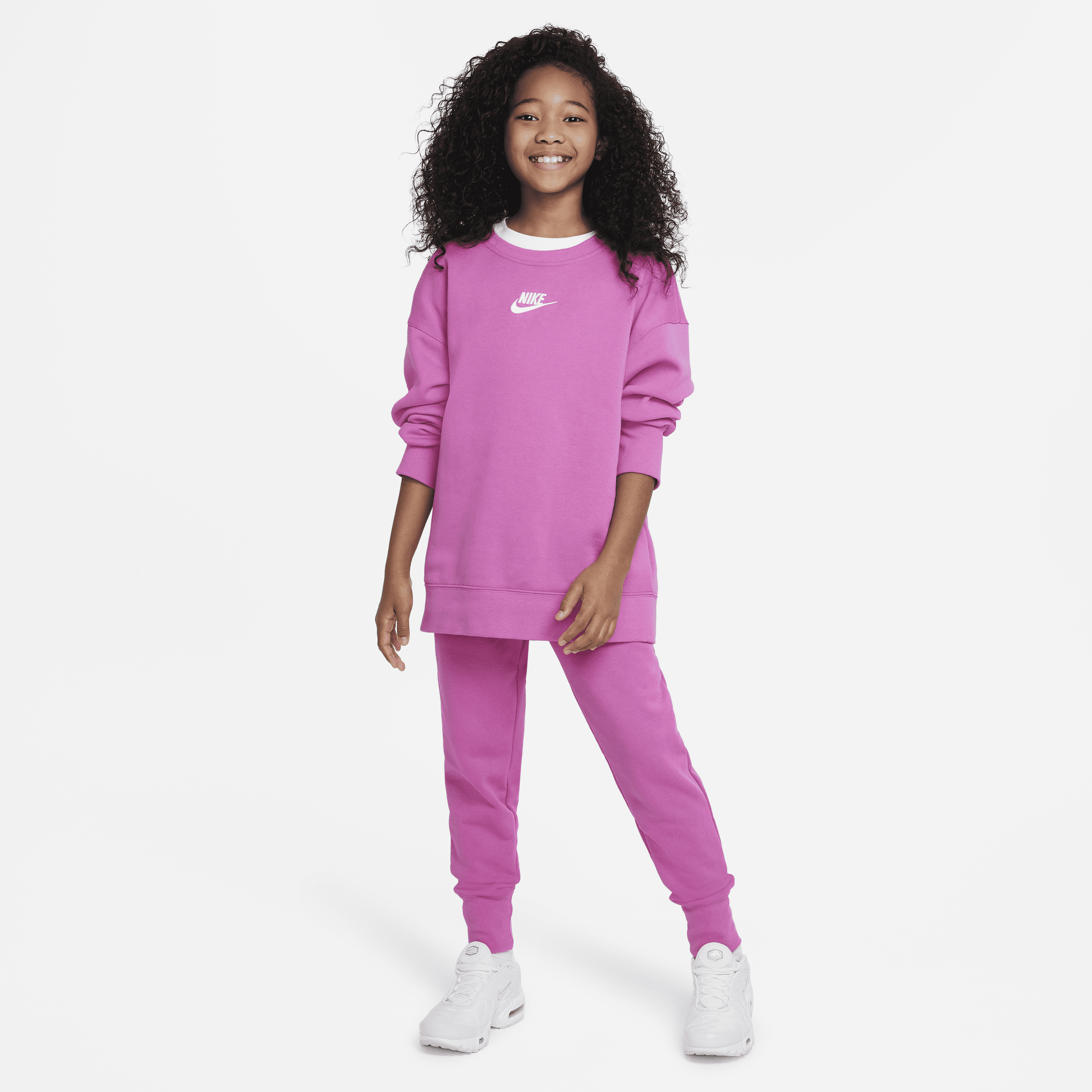 Shop Sportswear Club Older Kids Girls French Terry Trousers